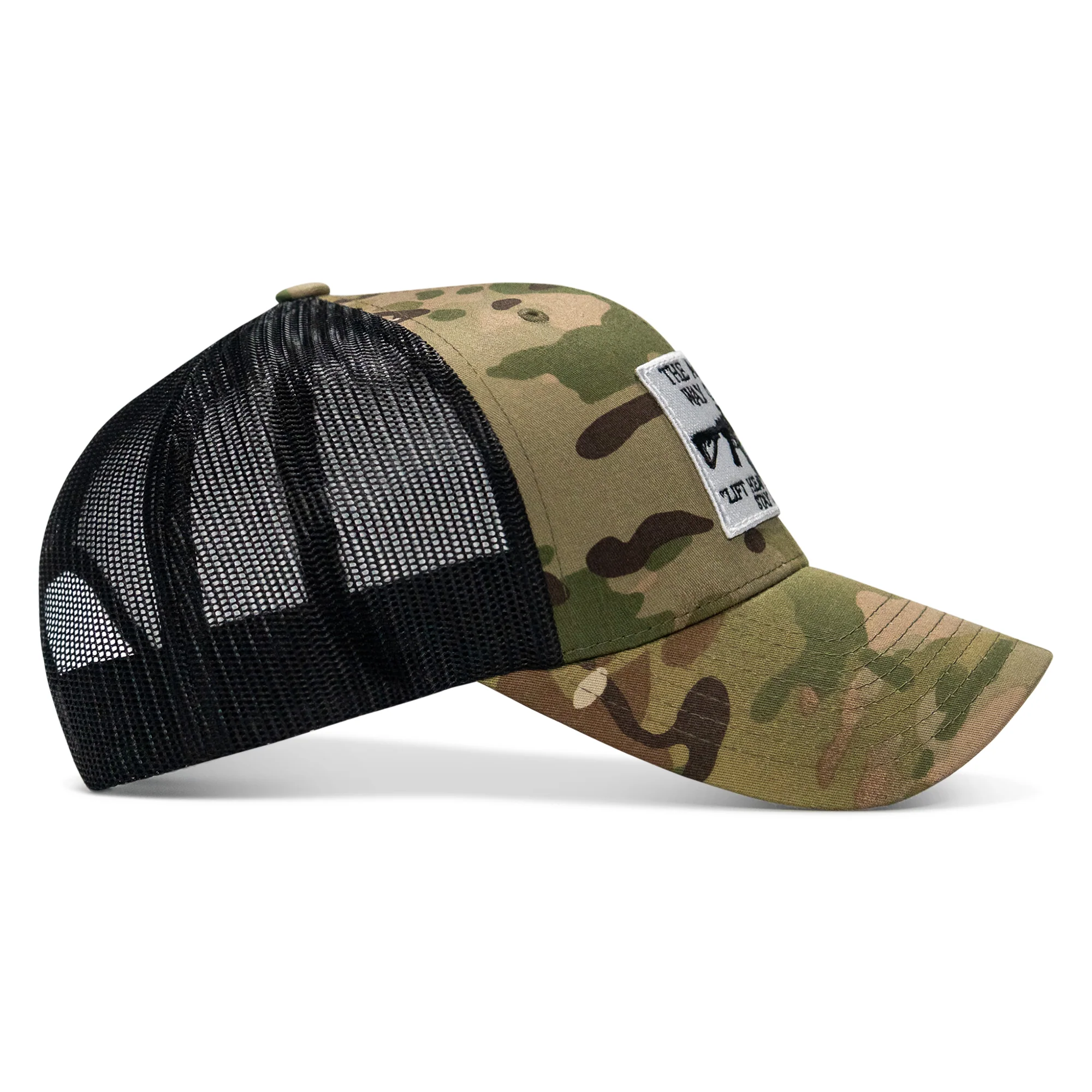 American Way Of Life White Patch Snapback Hat - Image 24