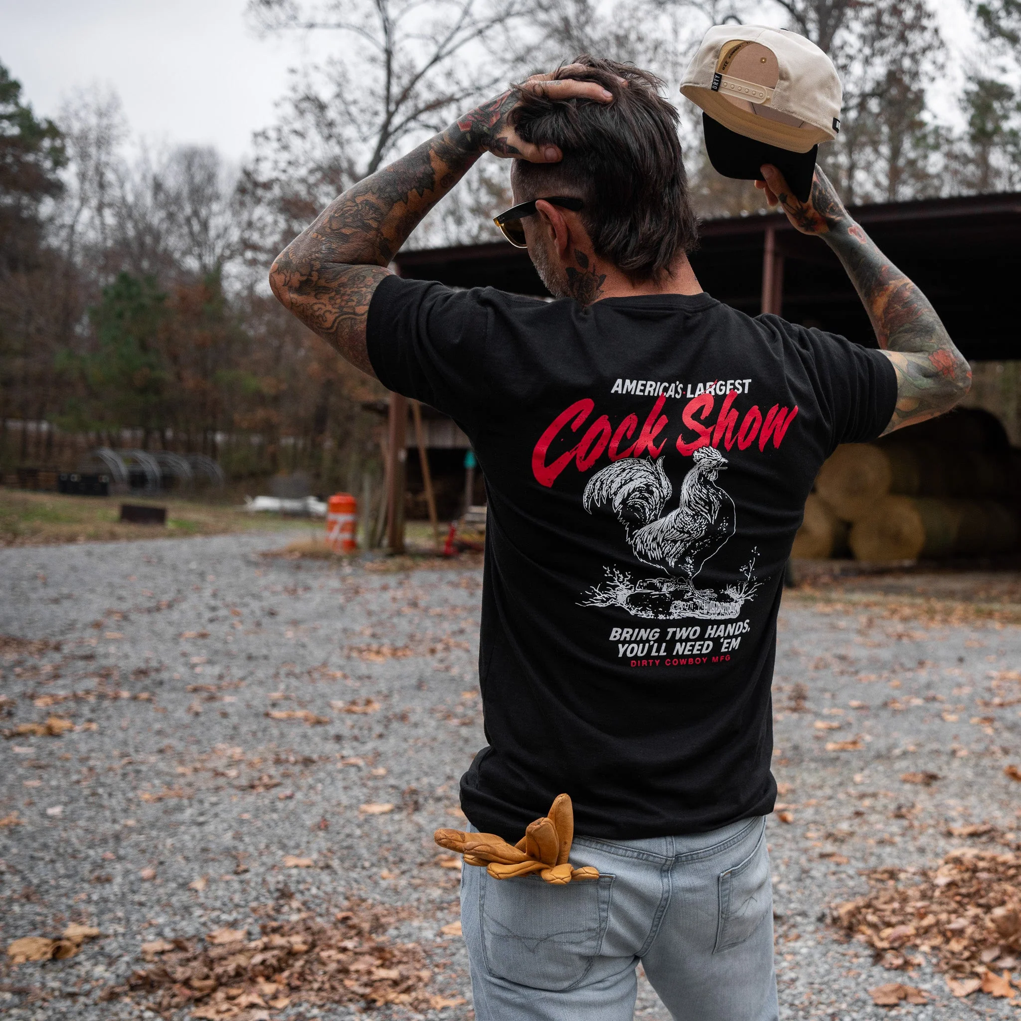 America's Largest Cock Show Men's T-Shirt - Image 10