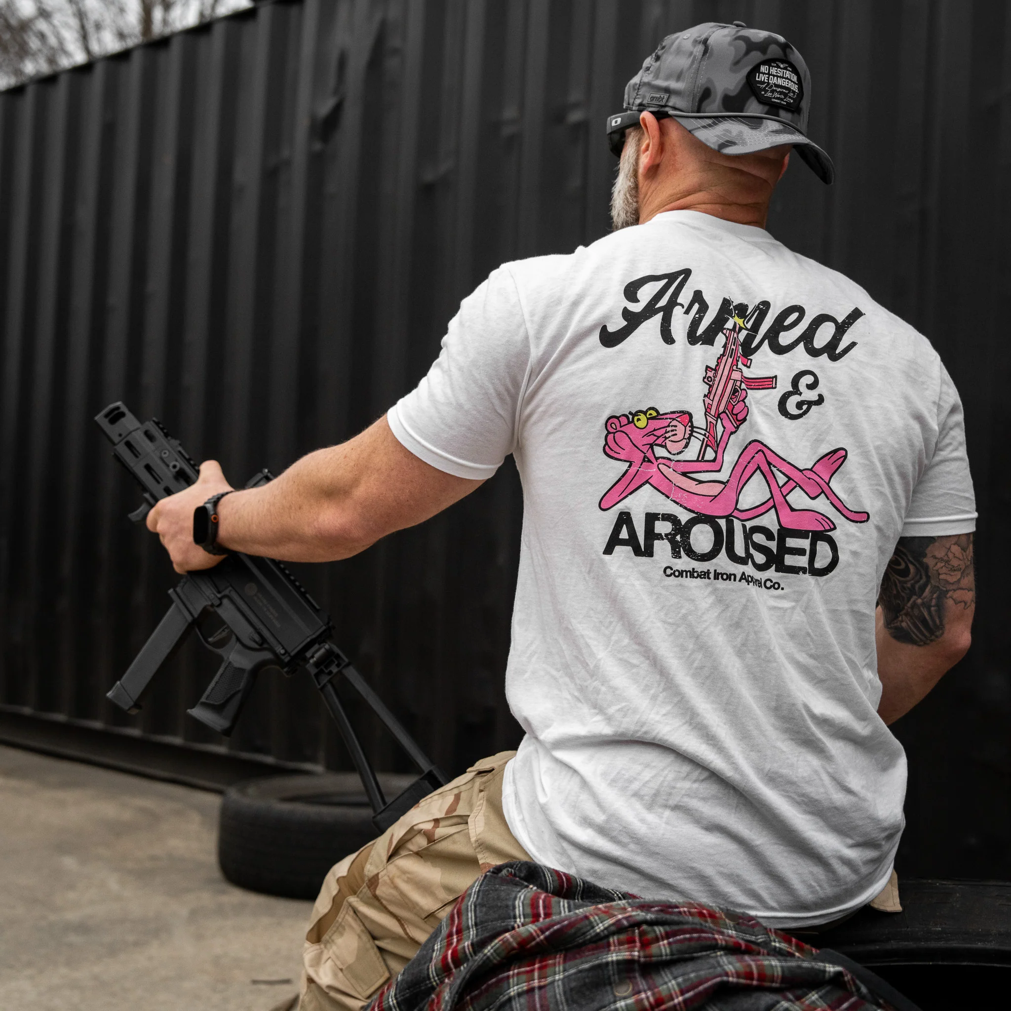 Armed and Aroused Men's T-Shirt - Image 11