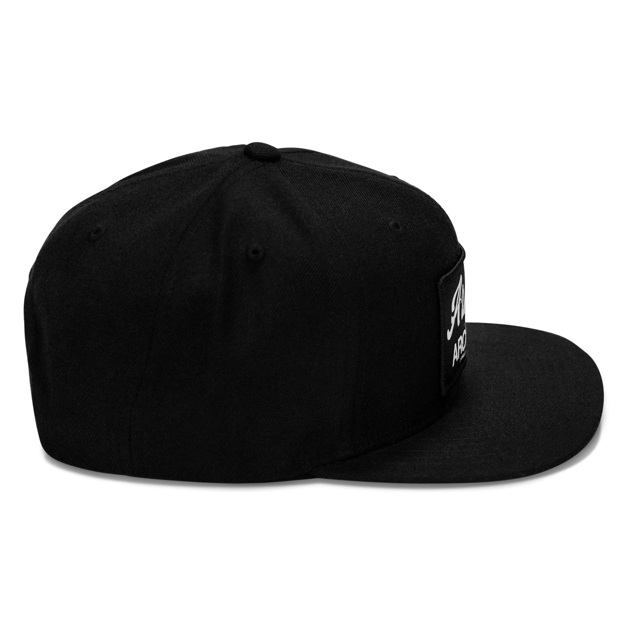 Armed & Aroused Patch Flatbill Snapback Hat - Image 10