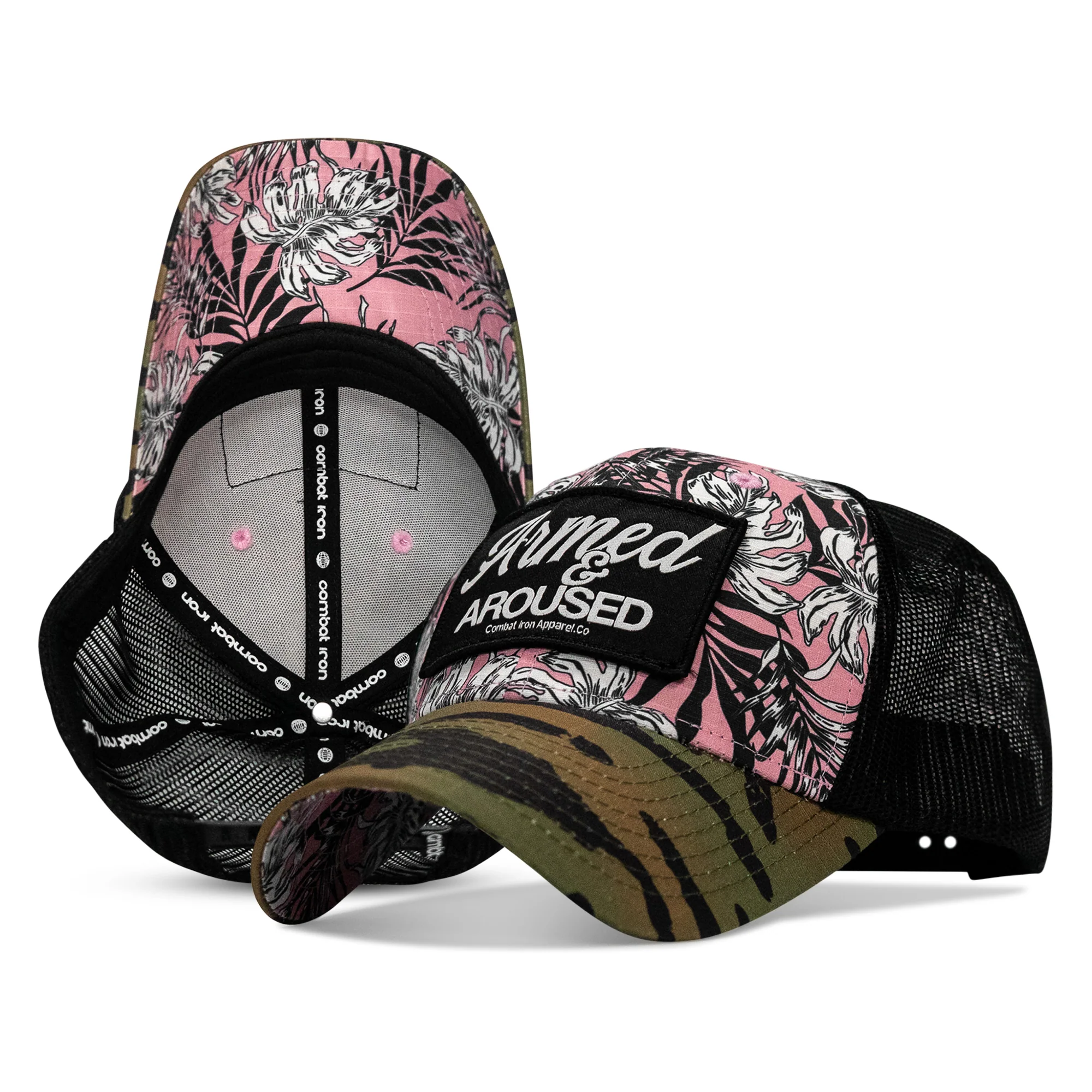 Armed & Aroused Patch Original Ripstop Snapback Hat - Image 21
