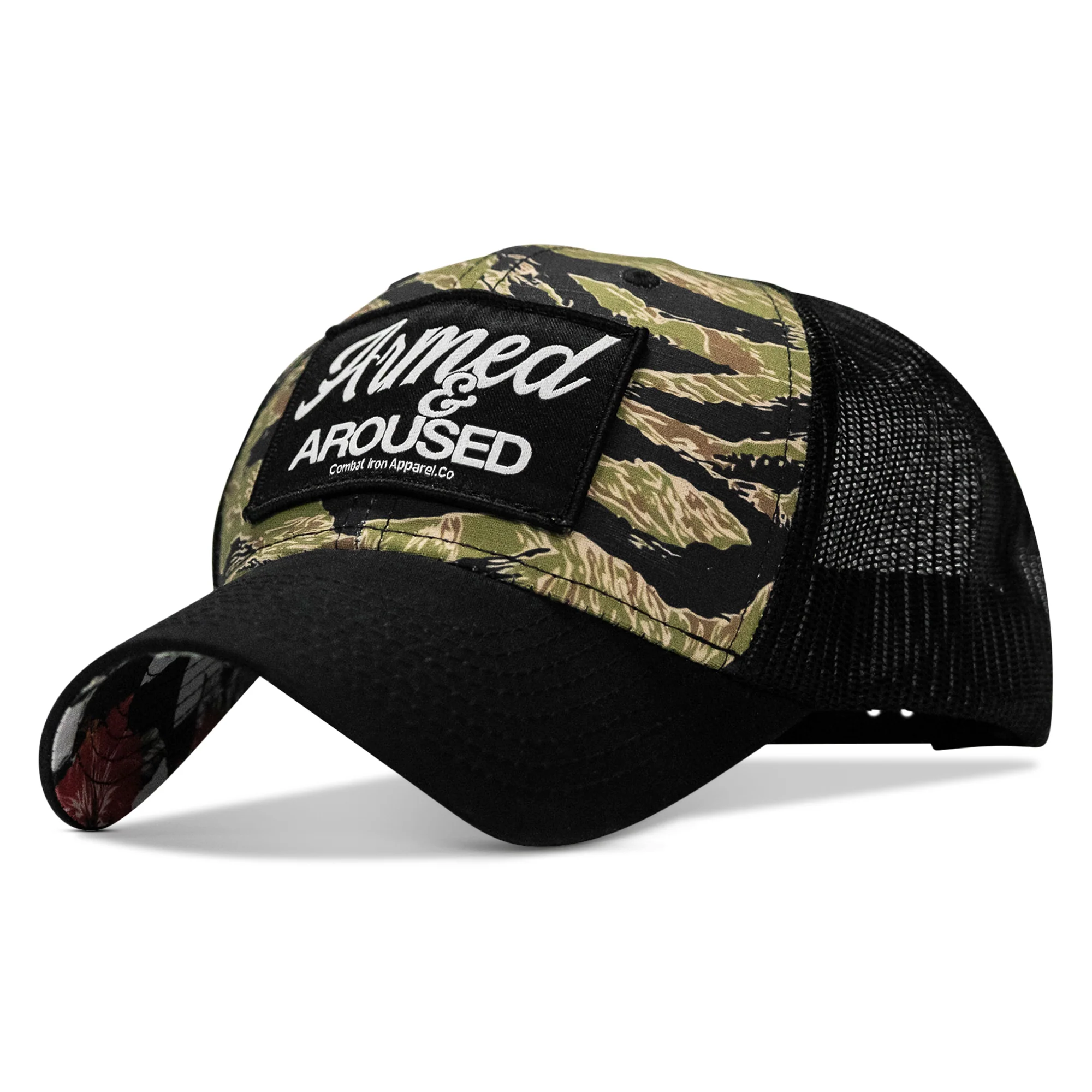 Armed & Aroused Patch Original Ripstop Snapback Hat - Image 3