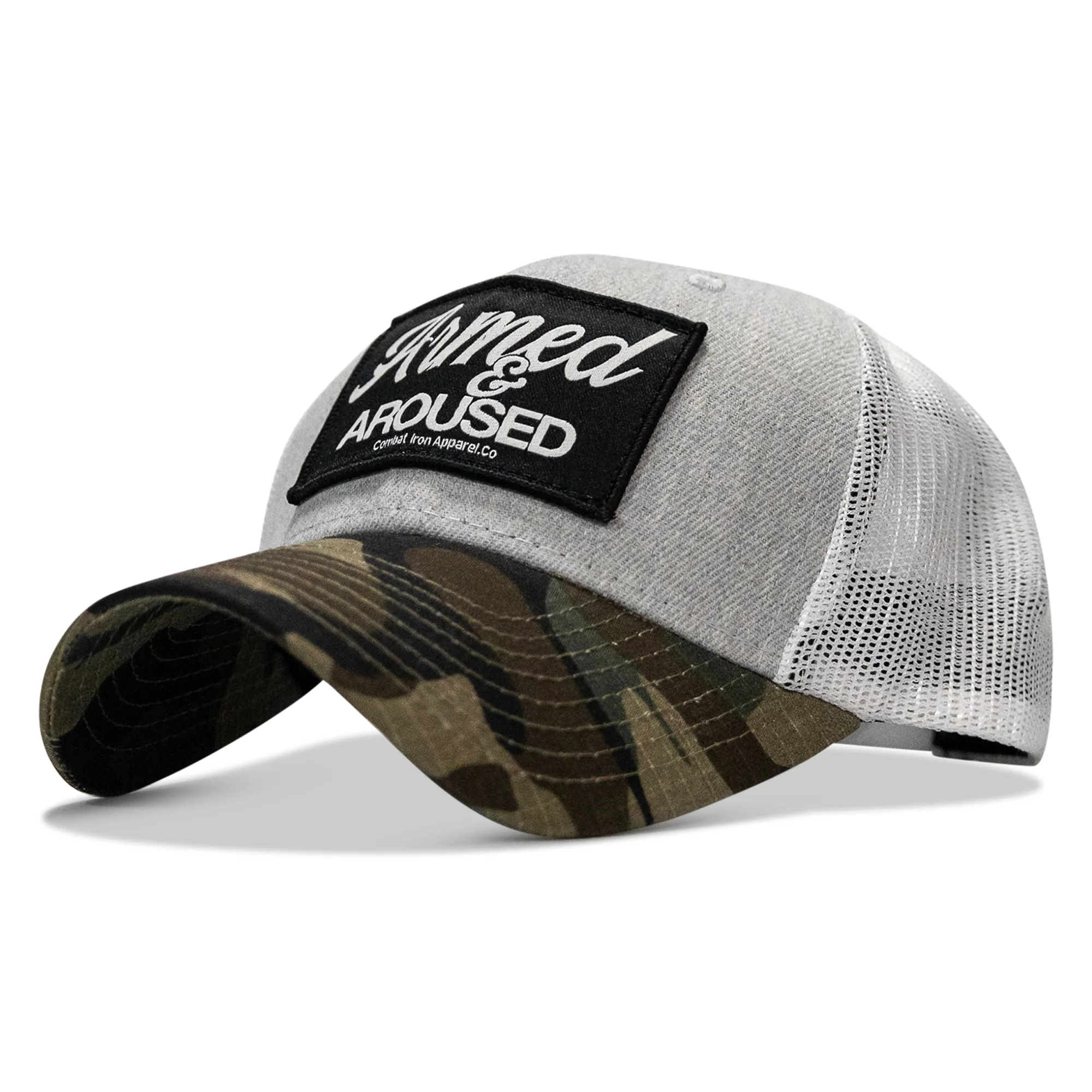 Armed & Aroused Patch Original Ripstop Snapback Hat - Image 38