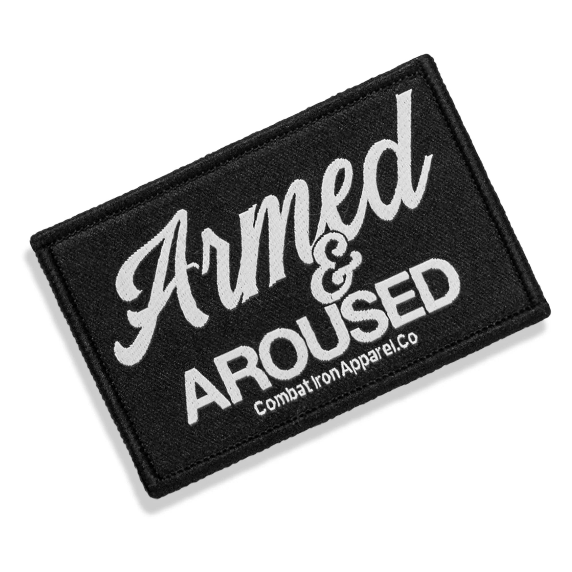 Armed & Aroused Velcro Patch - Image 7