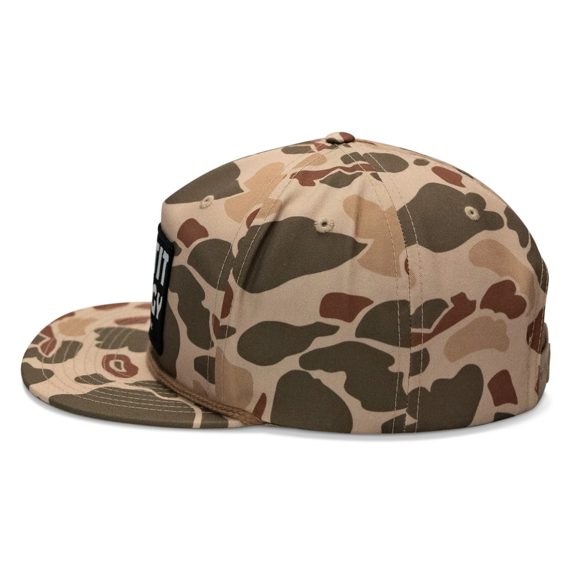 Big Tit Energy Patch Flatbill Snapback Hat - Image 9