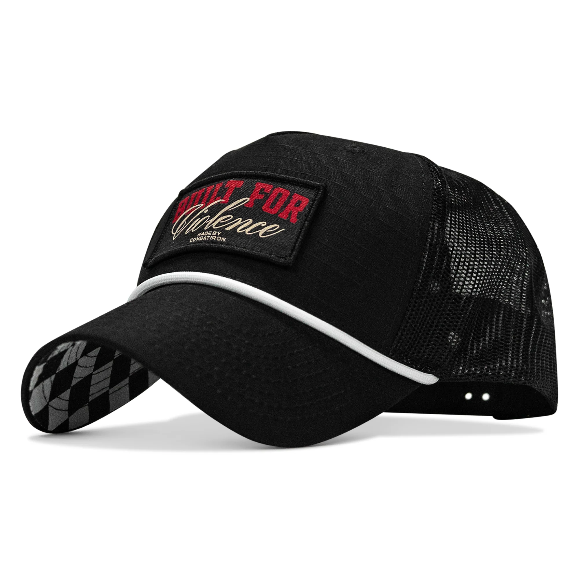 Built For Violence Classic 5 Panel Ripstop Rope Snapback Hat - Image 3