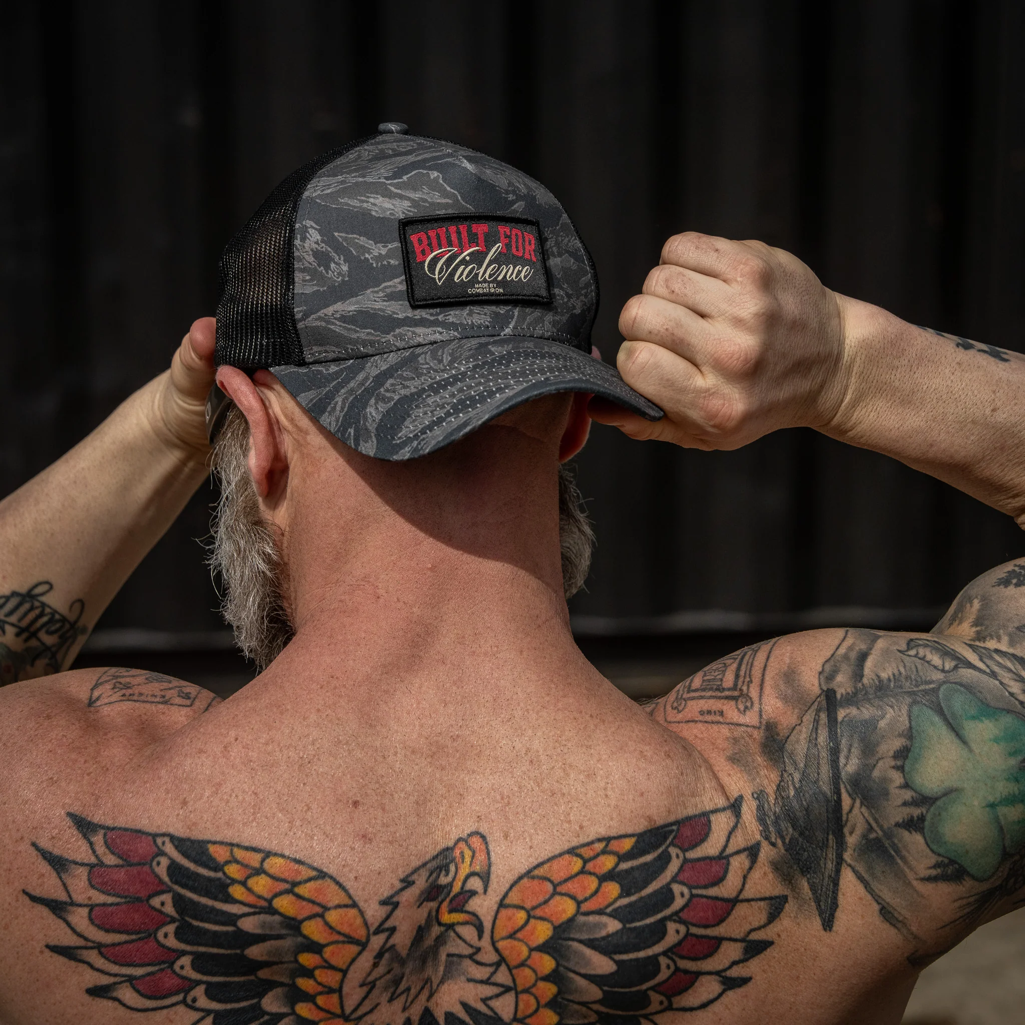 Built For Violence Patch Five Panel Breacher Snapback Hat - Image 10