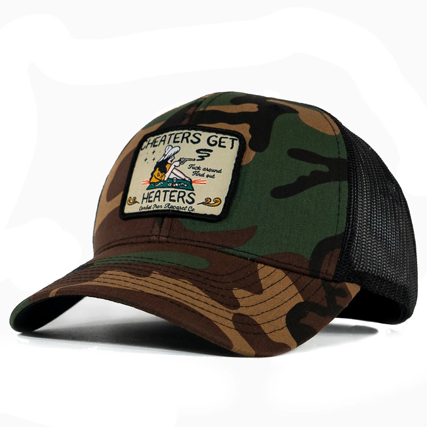 Cheaters Get Heaters Western Cowboy Patch SnapBack - Image 15