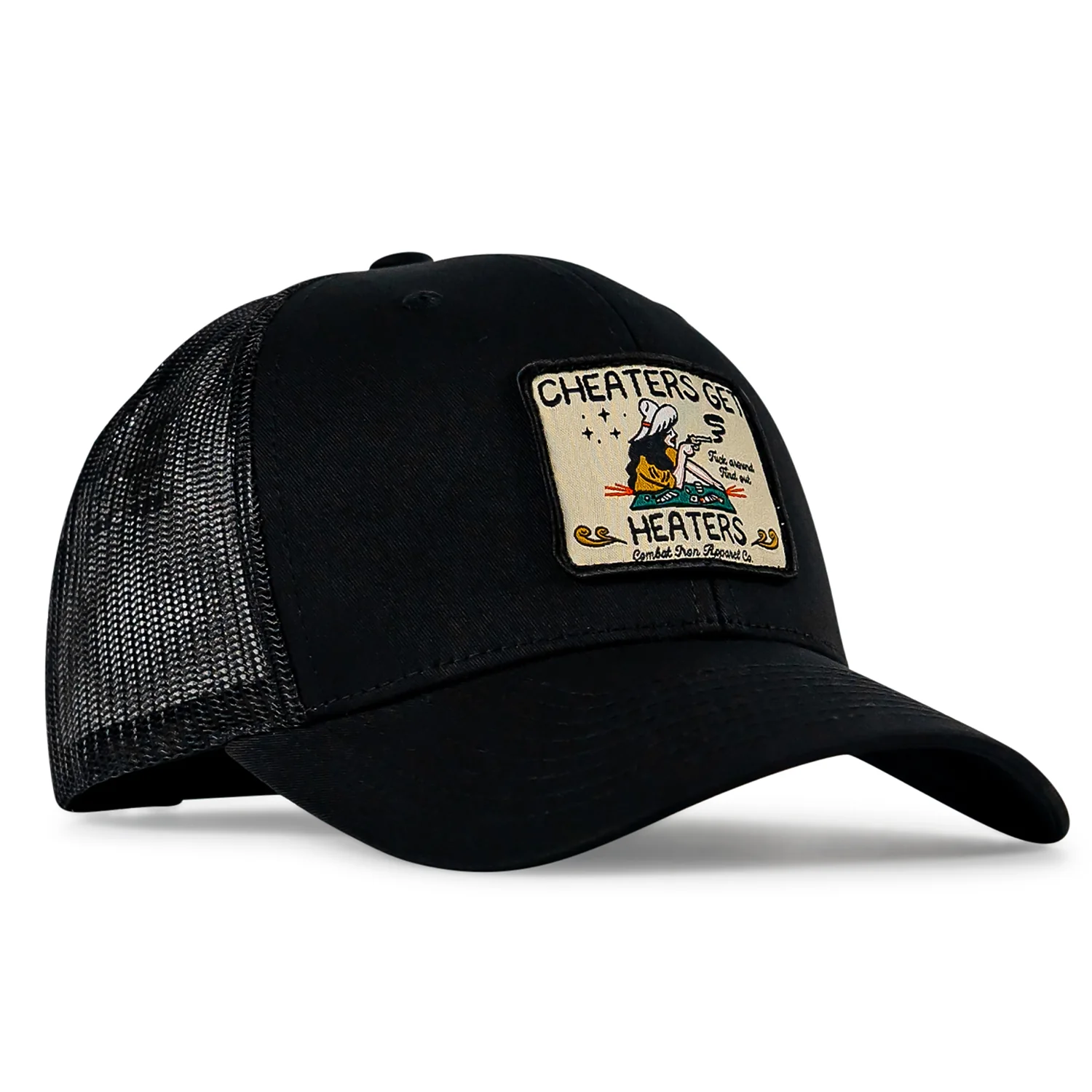 Cheaters Get Heaters Western Cowboy Patch SnapBack - Image 19