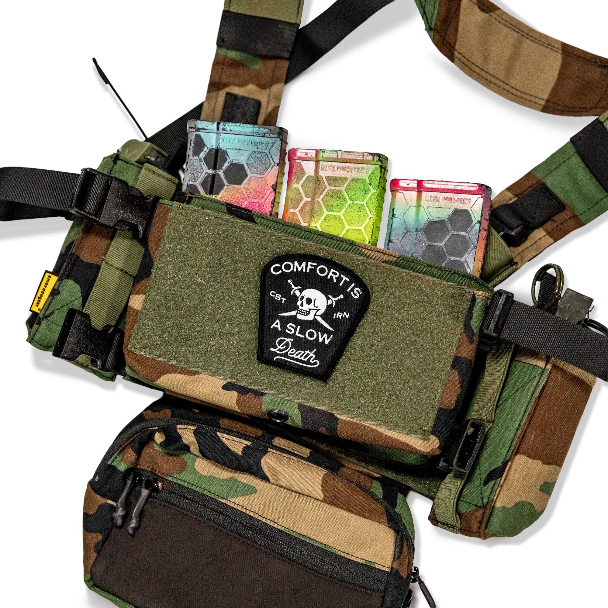 Comfort Is a Slow Death Large Velcro Patch - Image 6