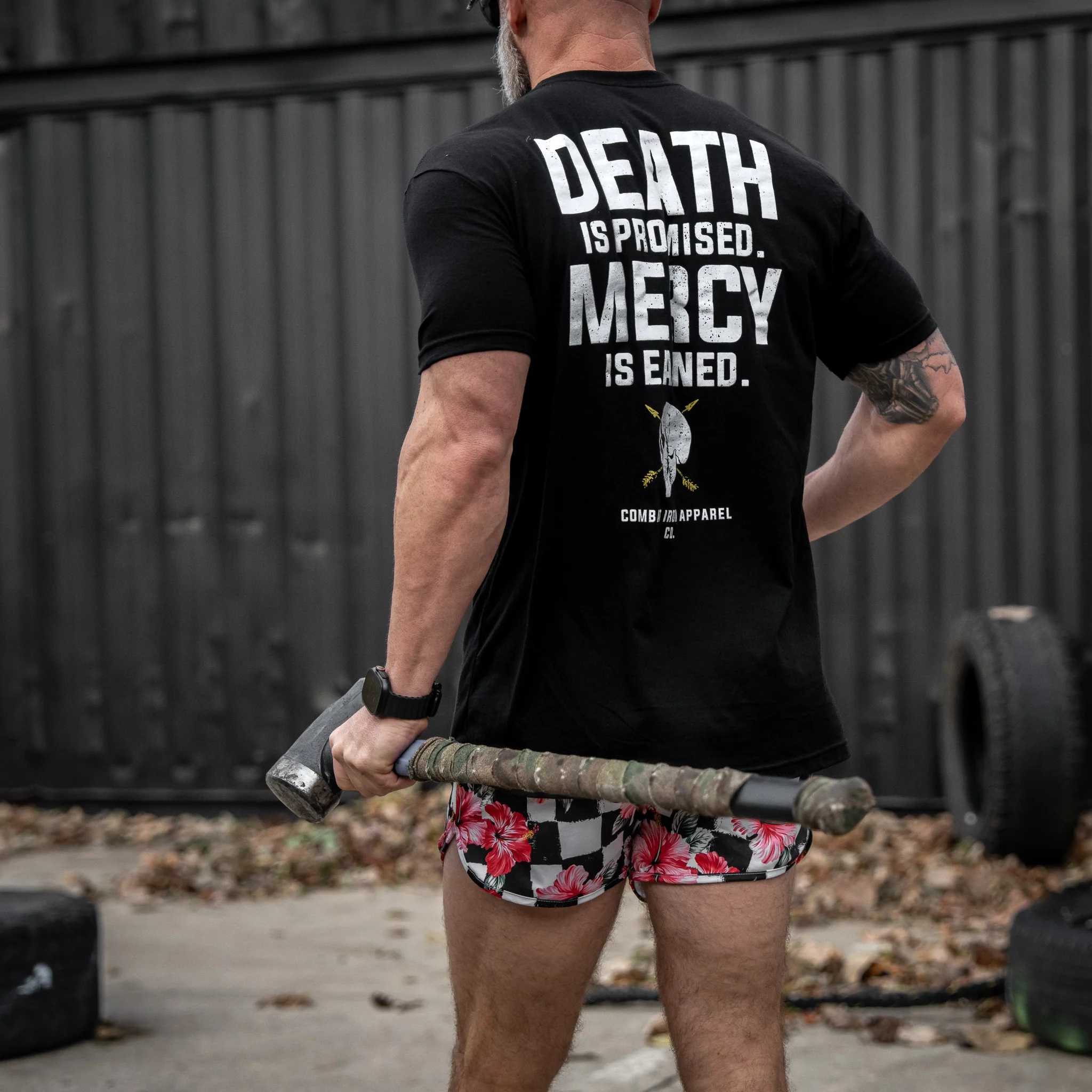 Death Is Promised. Mercy Is Earned Men's T-Shirt - Image 12