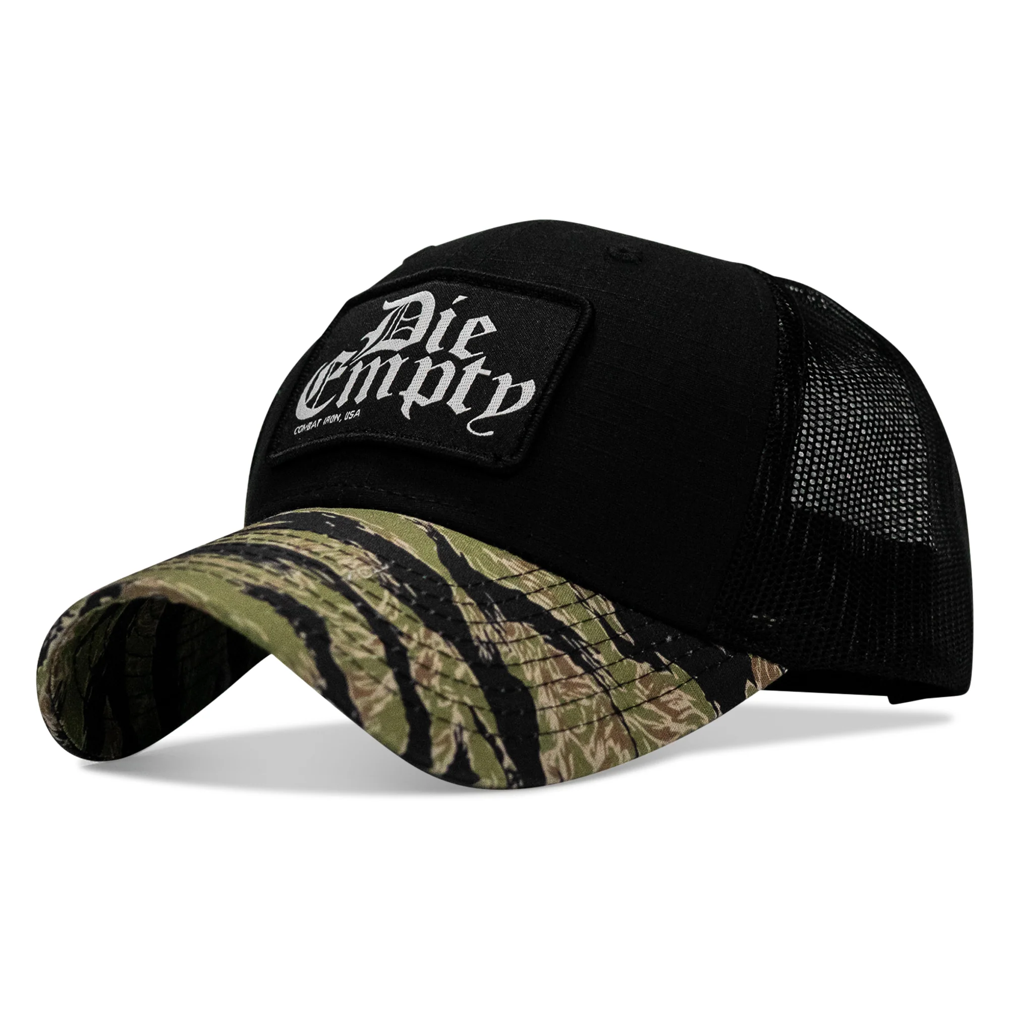 Die Empty Black Patch Original Ripstop Snapback Hat - Image 3