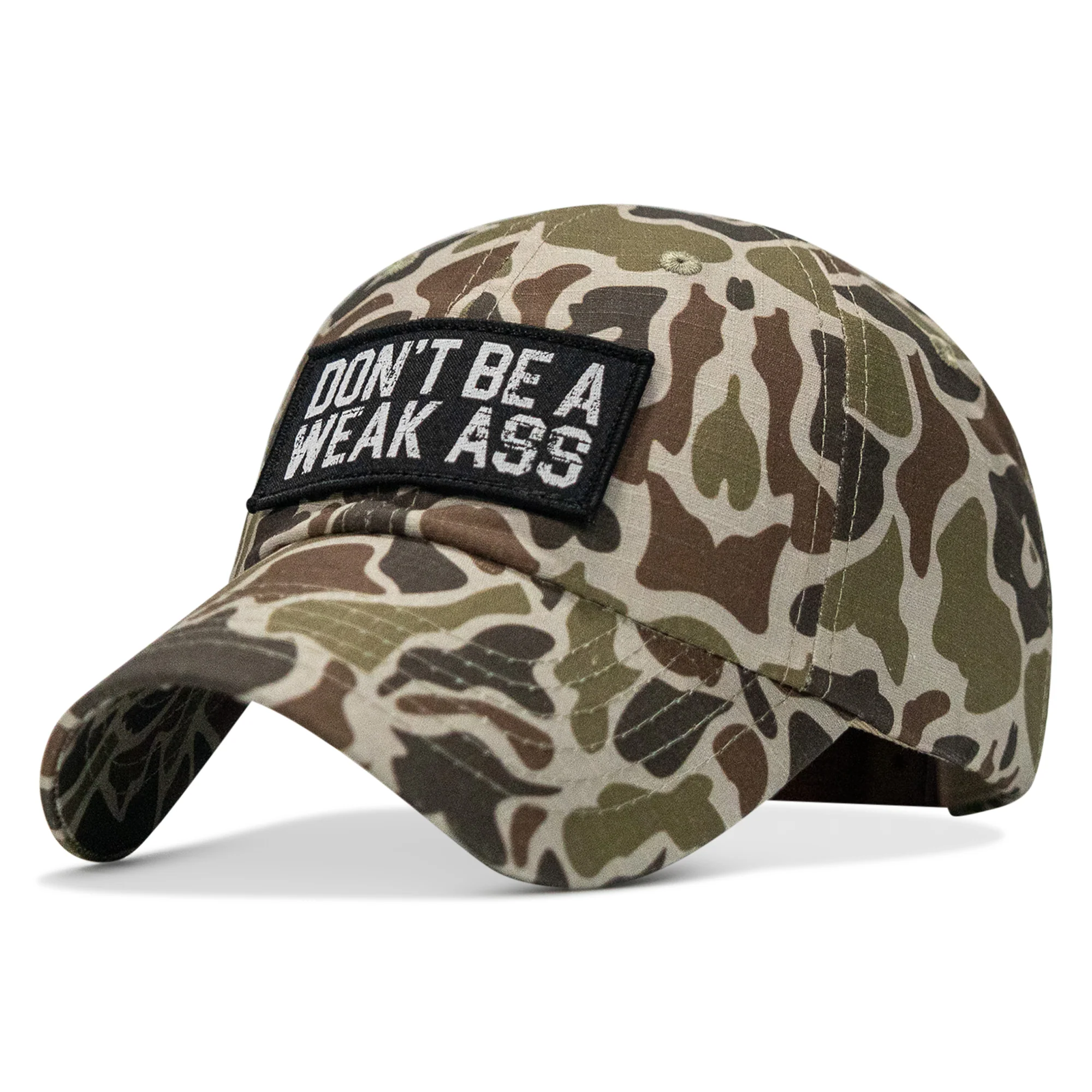Don't Be A Weak Ass Patch Tactical Ripstop Mesh Snapback Hat - Image 29