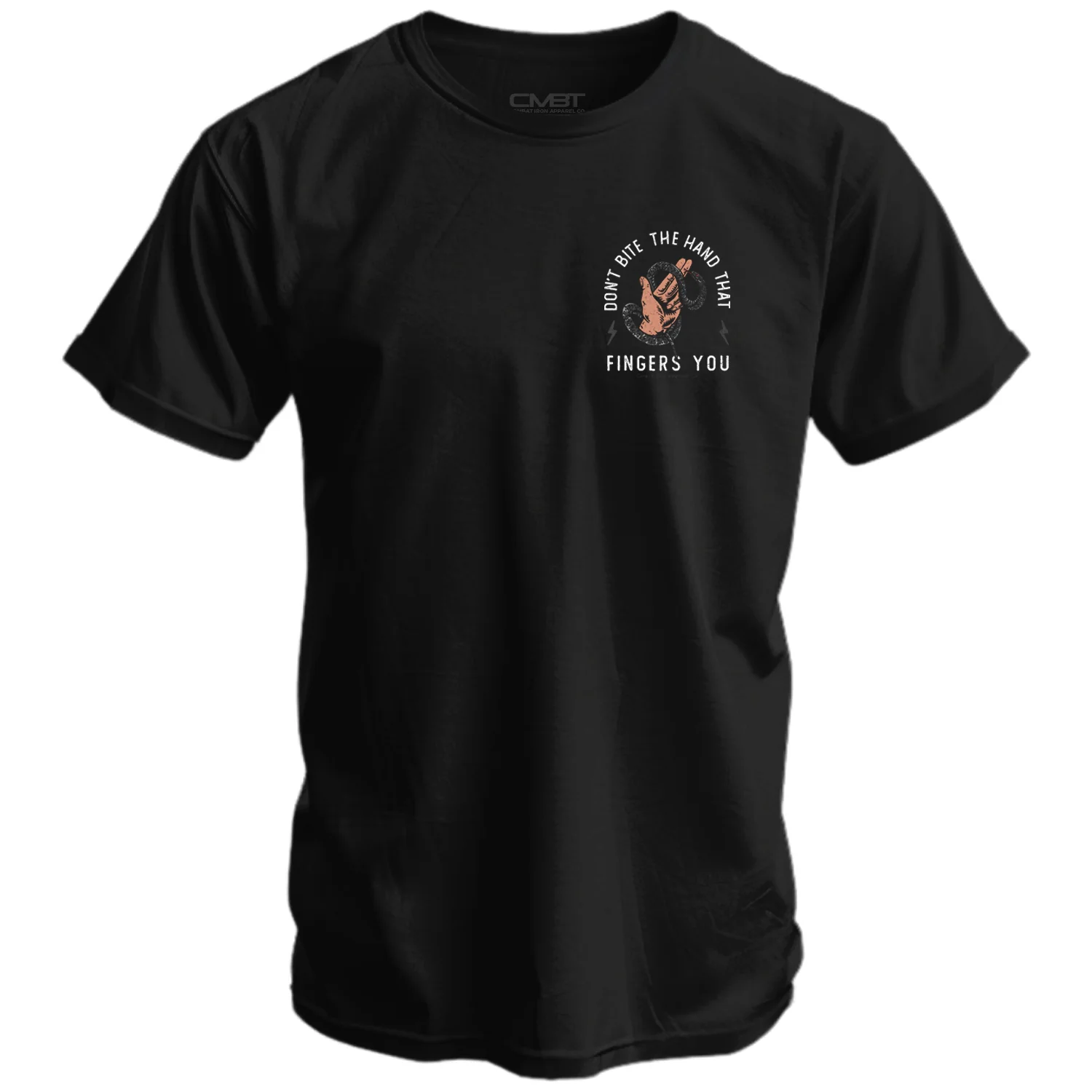 Don't Bite The Hand That Fingers You Men's T-Shirt - Image 5