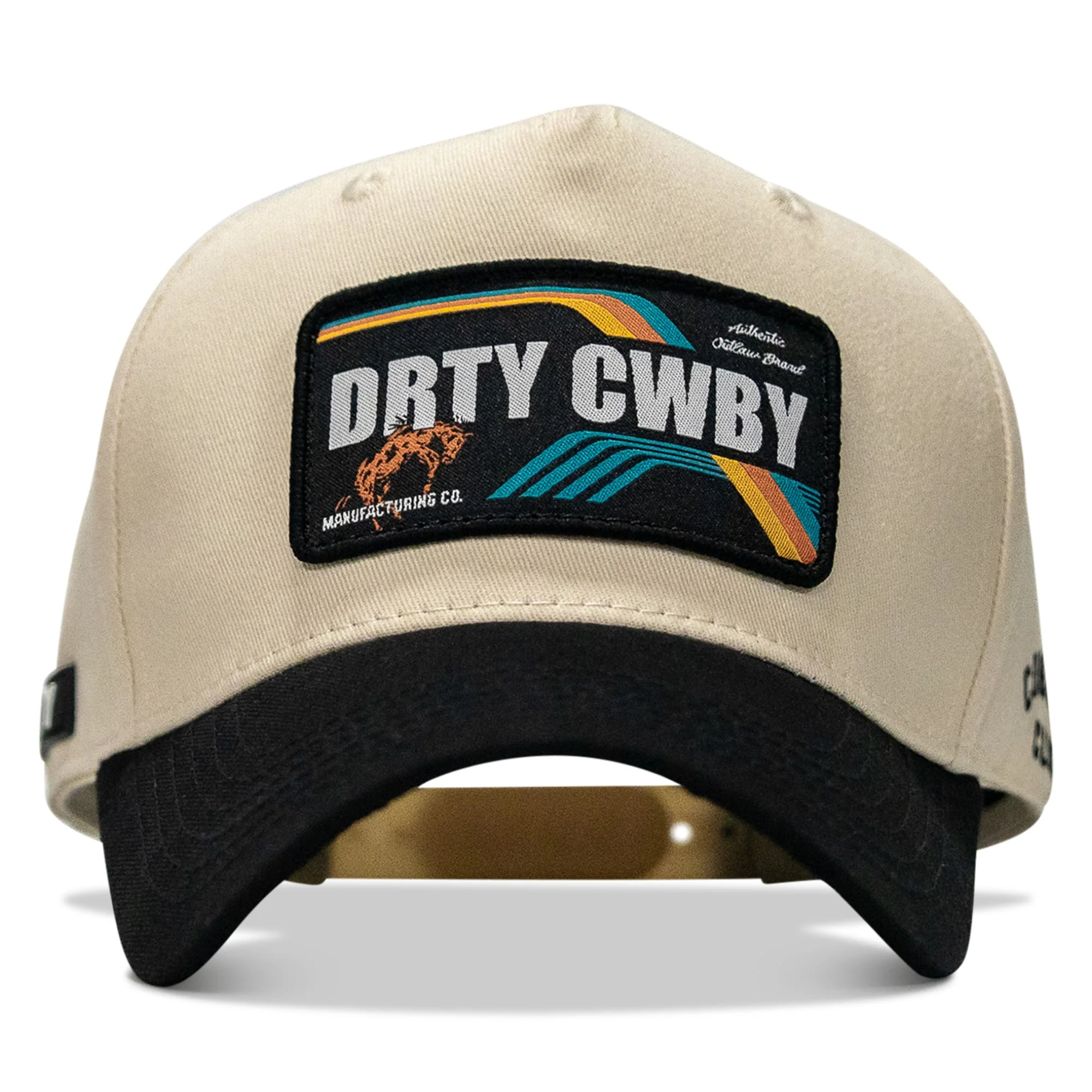 Drty Cwby Bronco Patch Classic 5 Pannel Snapback Hat - Image 10