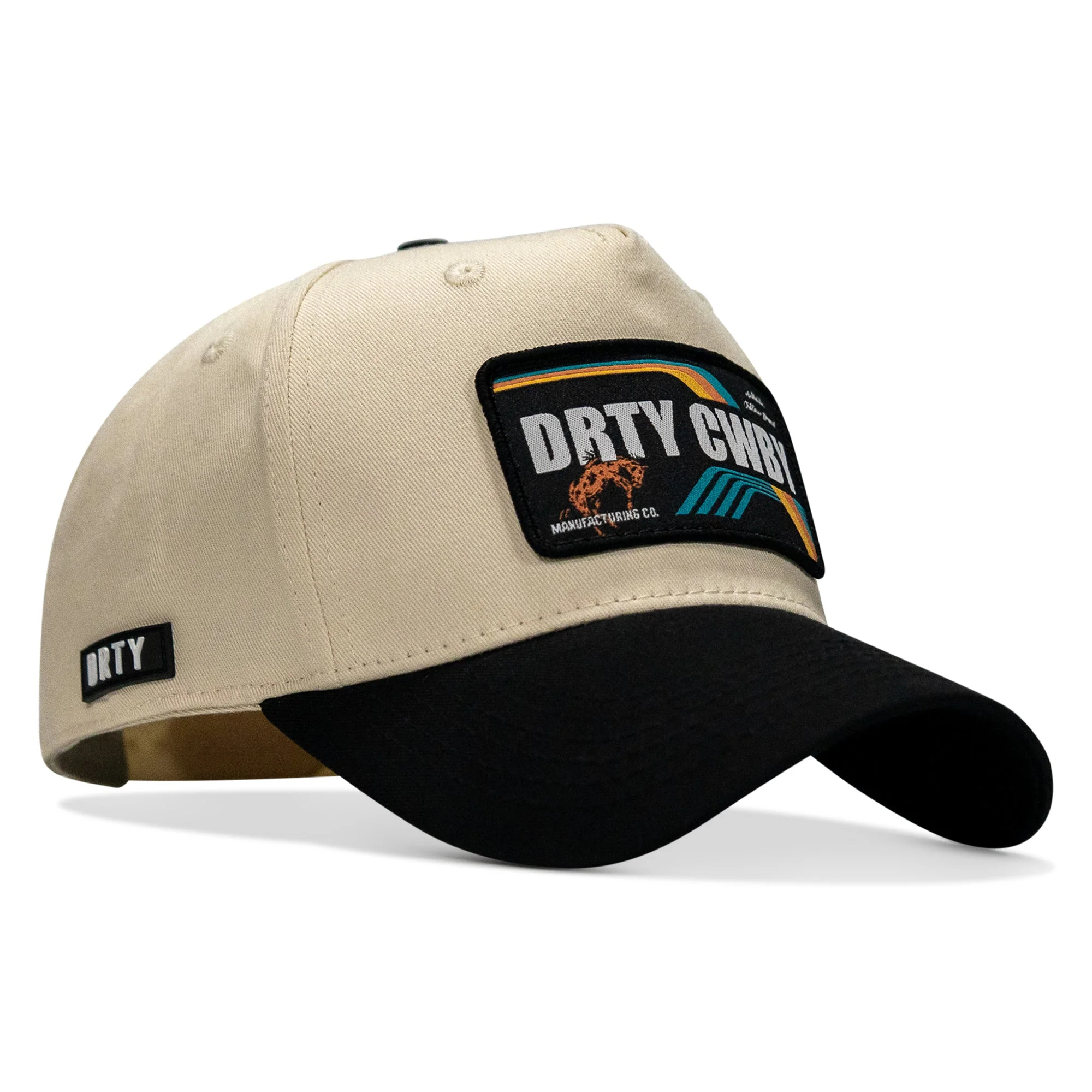Drty Cwby Bronco Patch Classic 5 Pannel Snapback Hat - Image 13