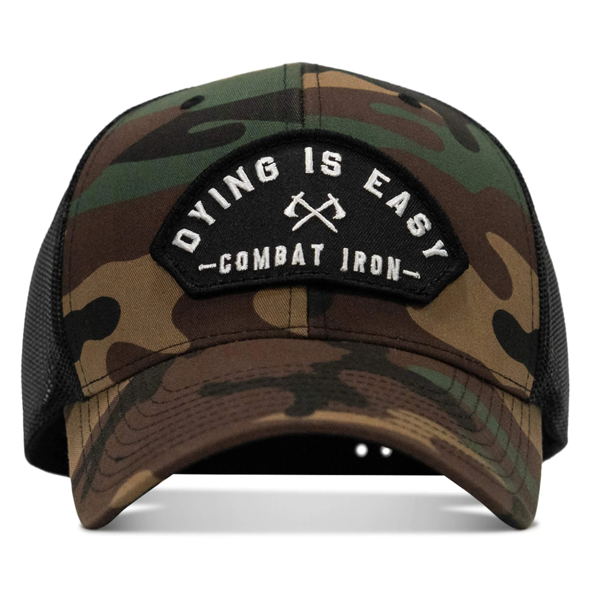 Dying Is Easy Arched Patch Snapback Hat - Image 26