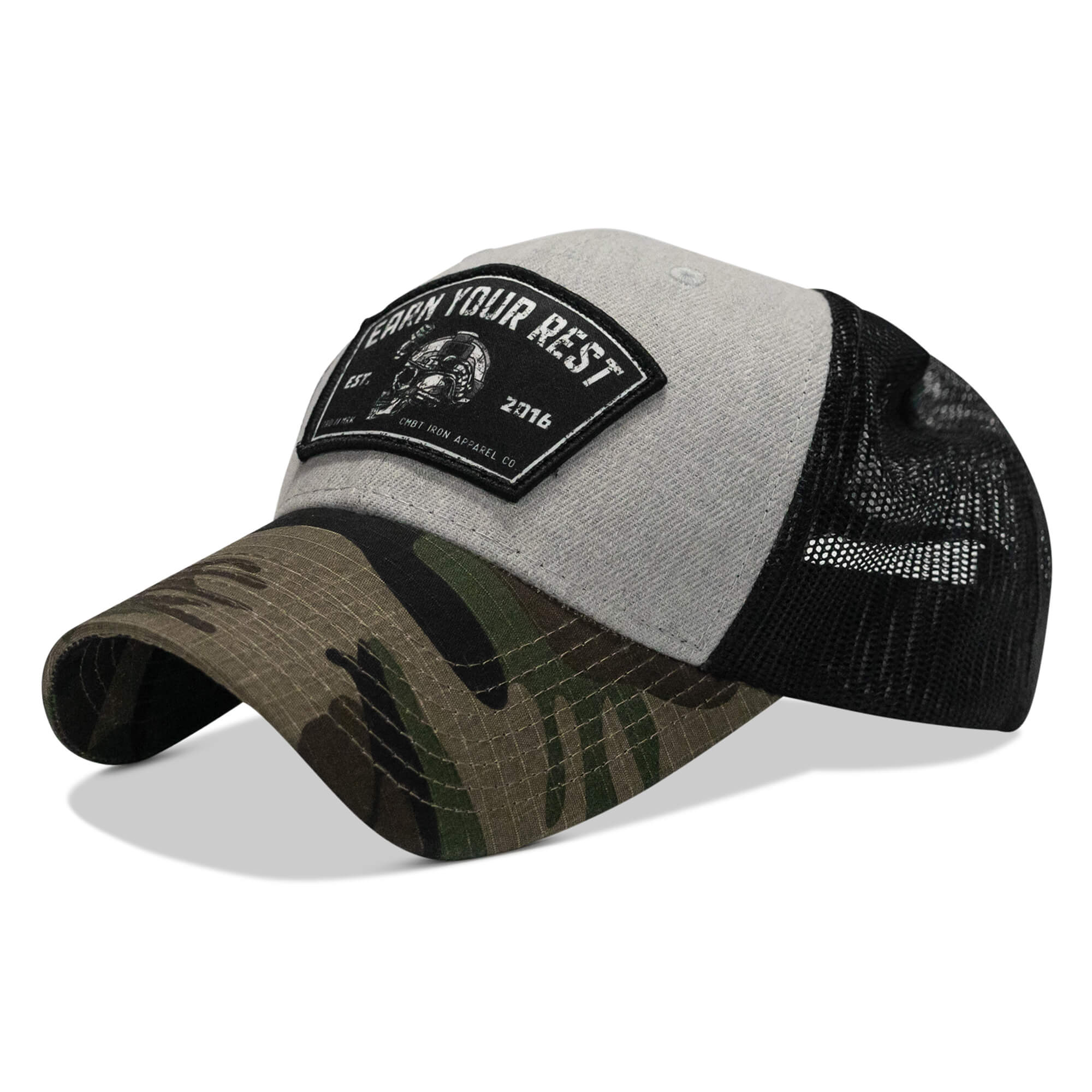 Earn Your Rest Patch Snapback Hat - Image 2