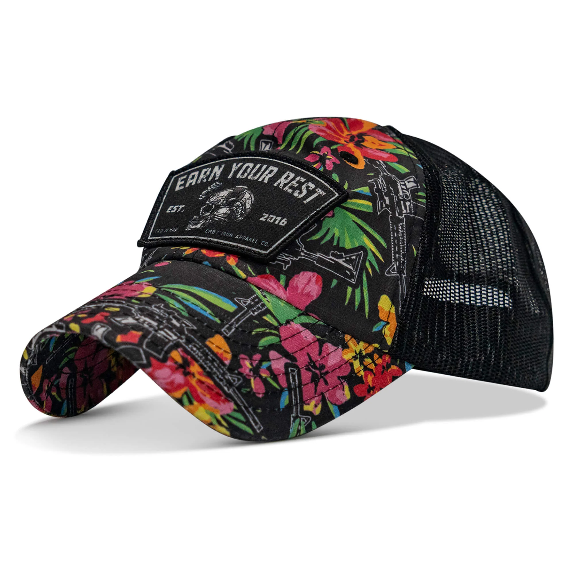 Earn Your Rest Patch Tactical Ripstop Mesh Snapback Hat - Image 10