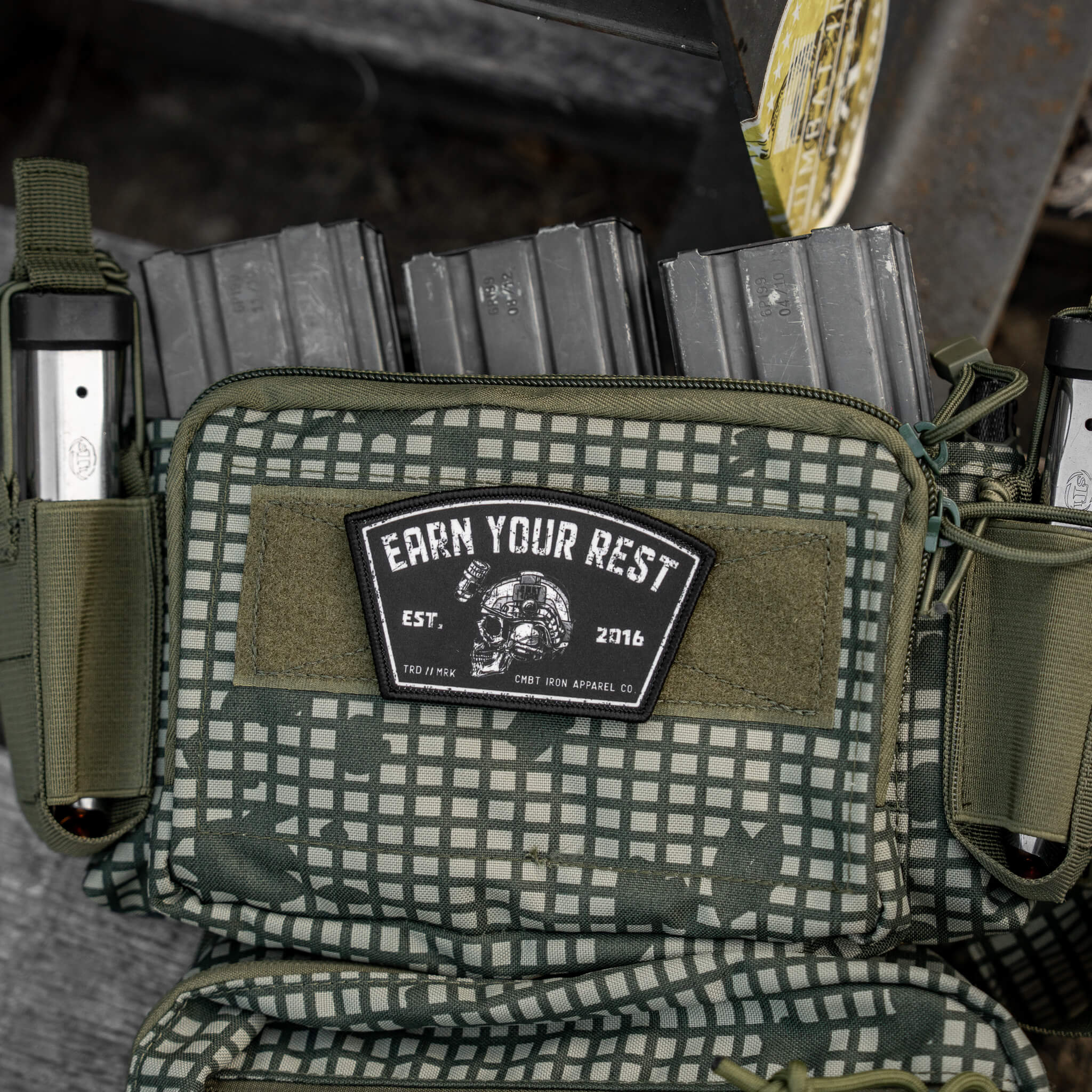 Earn Your Rest Velcro Patch - Image 2