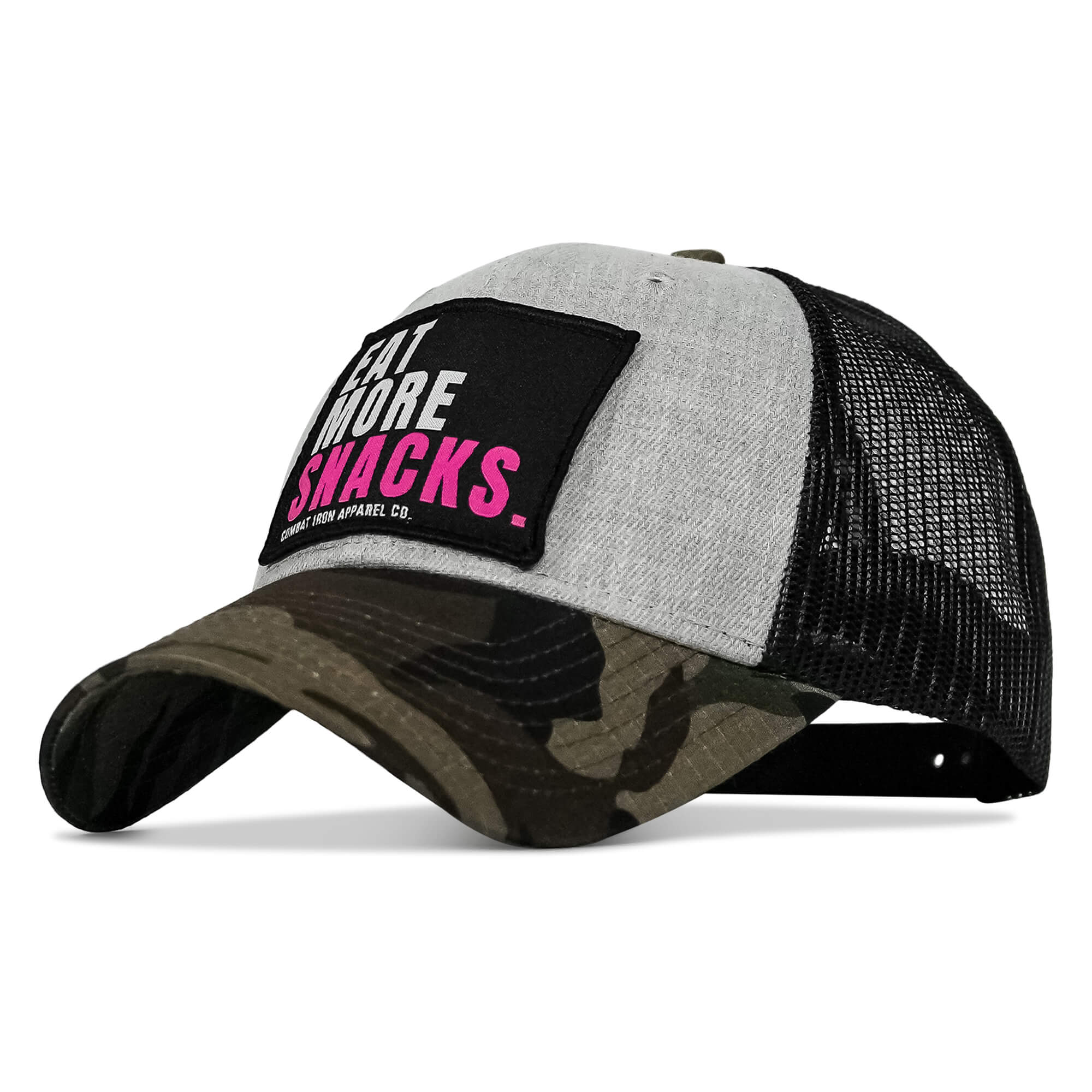 Eat More Snacks Patch Snapback Hat - Image 12