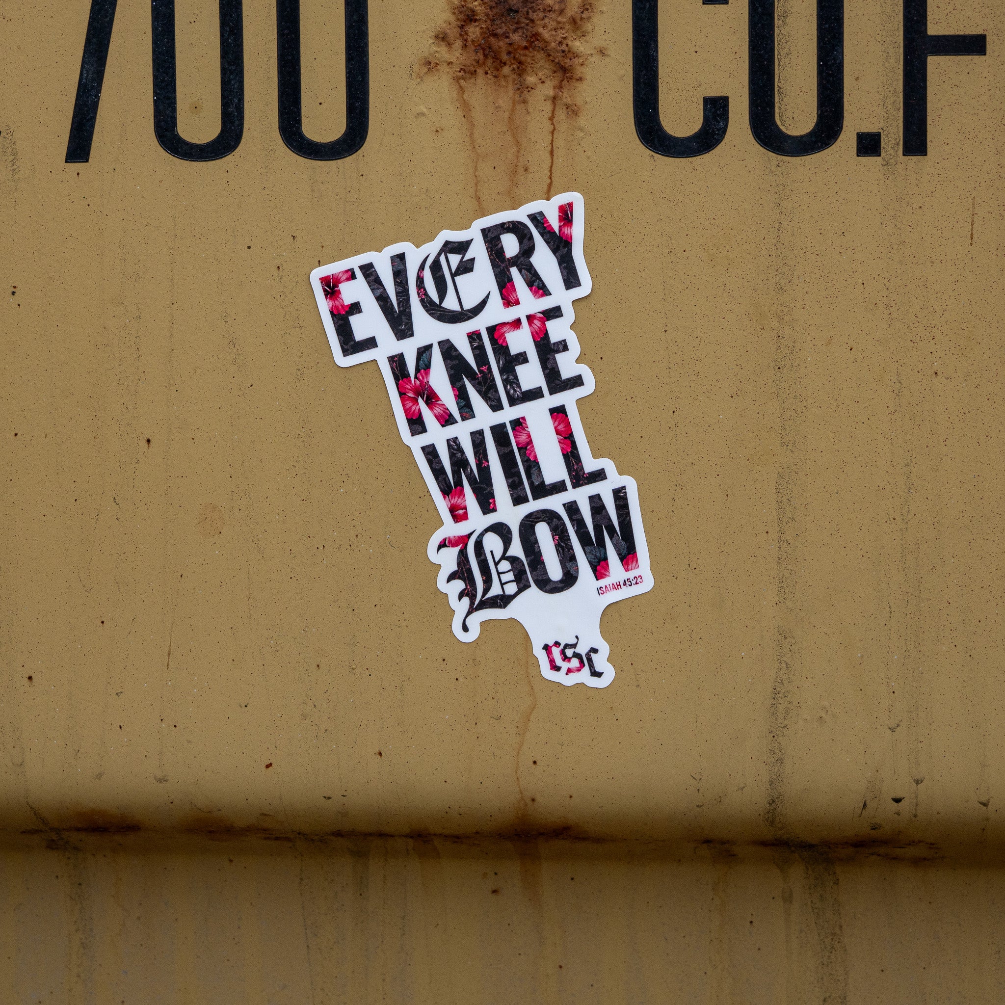 Every Knee Will Bow Decal - Image 5