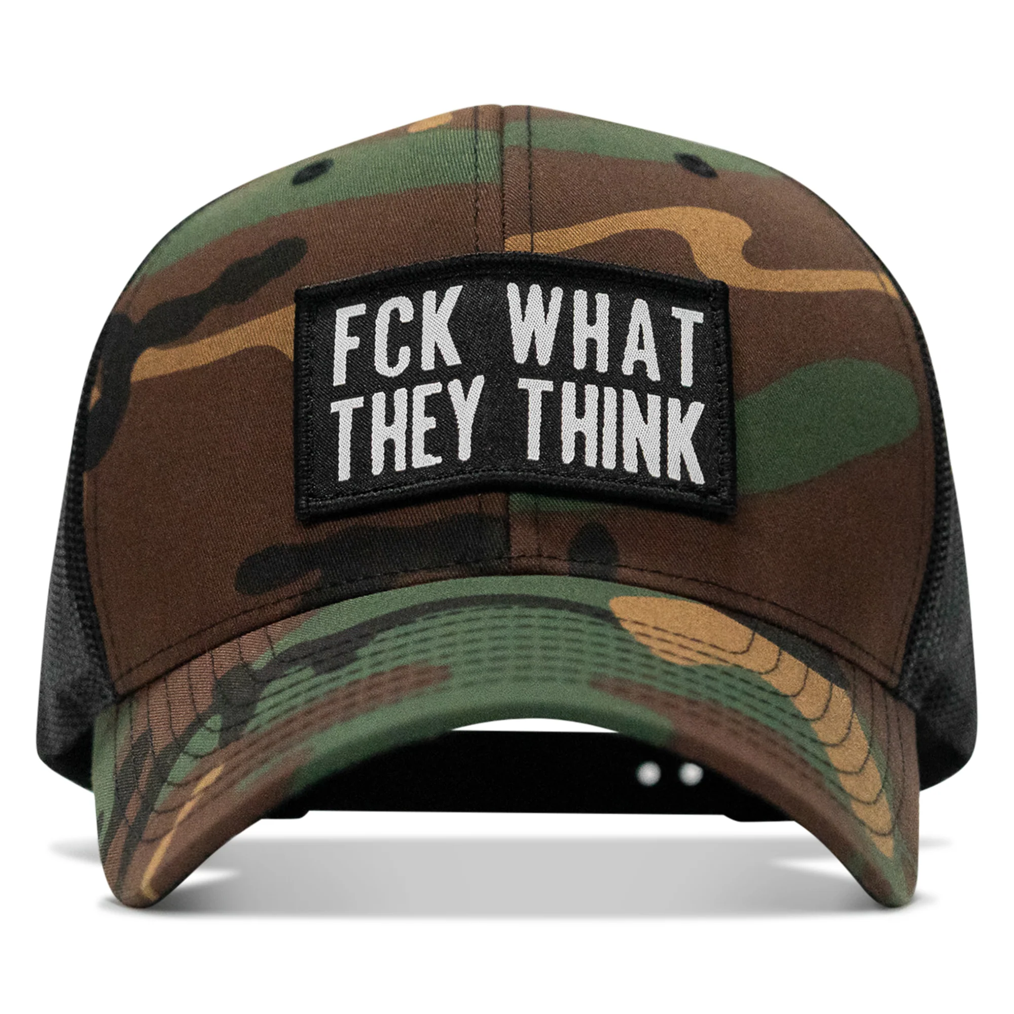 FCK What They Think Patch Snapback Hat - Image 16