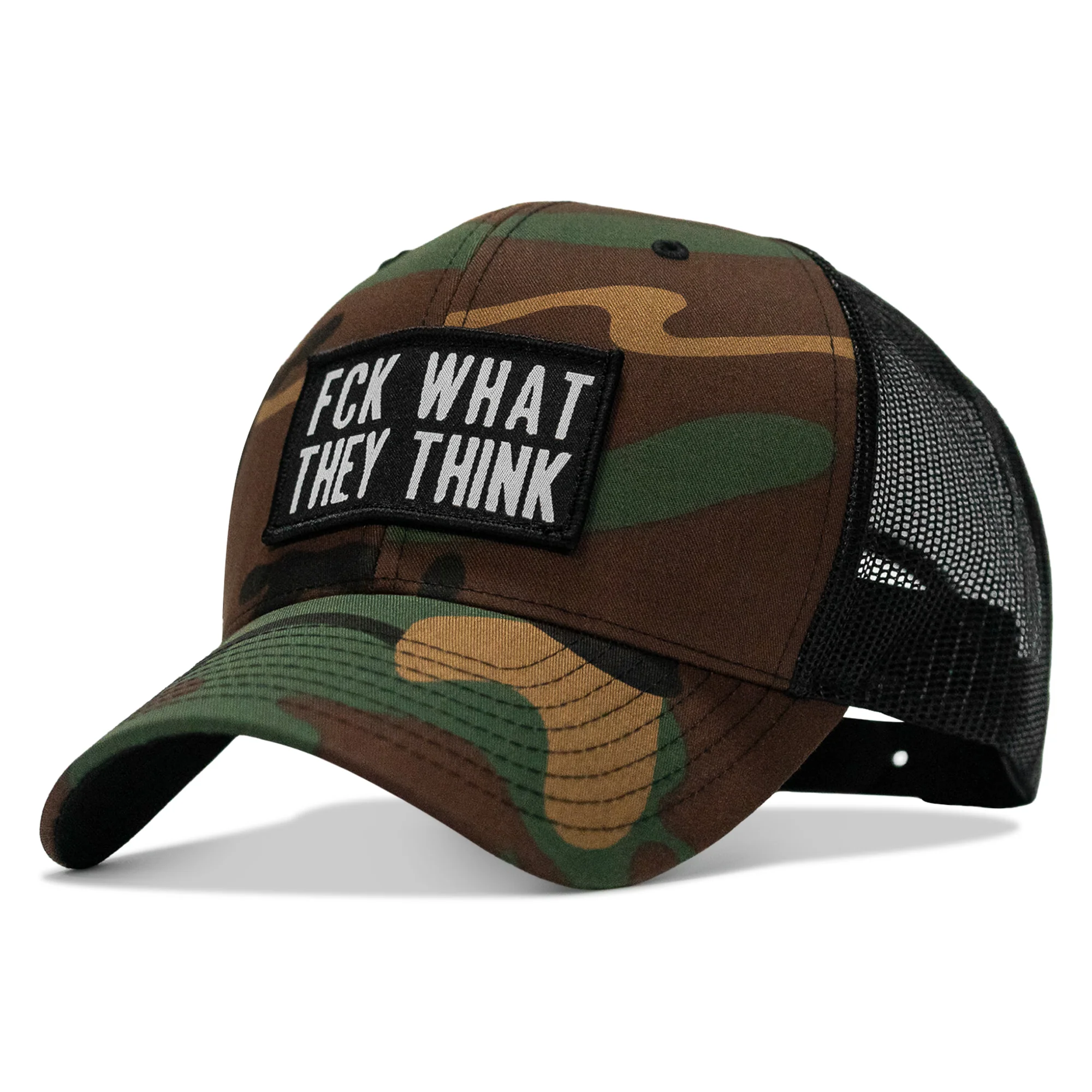 FCK What They Think Patch Snapback Hat - Image 17