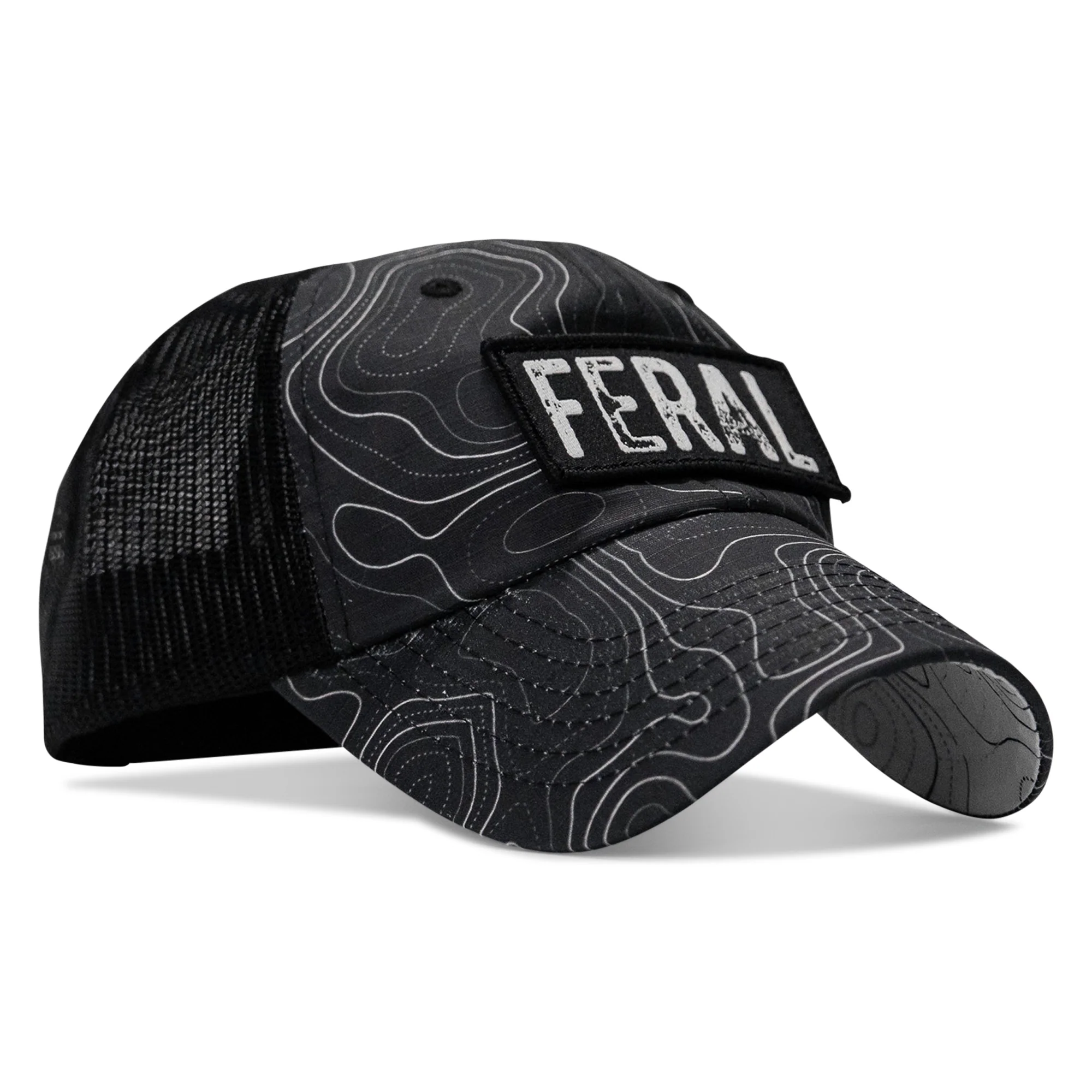 Feral Patch RipStop Tactical Mesh Snapback Hat - Image 97