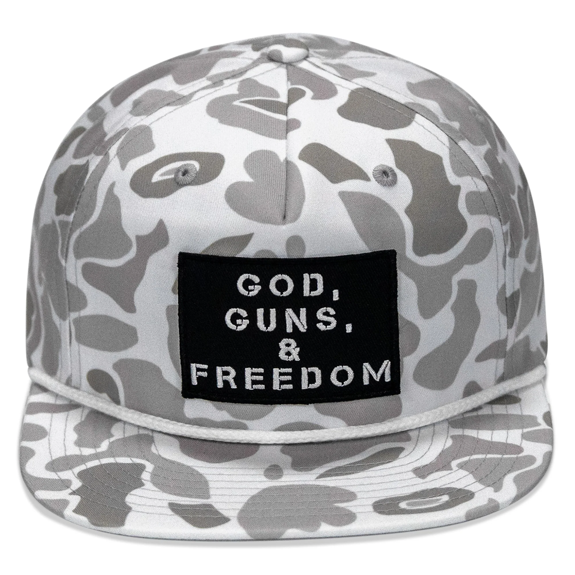 God, Guns, & Freedom Patch Flatbill Hat