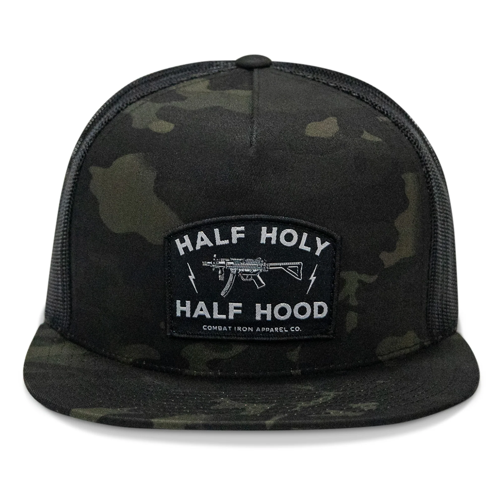 Half Holy. Half Hood. Flatbill Hat - Image 26