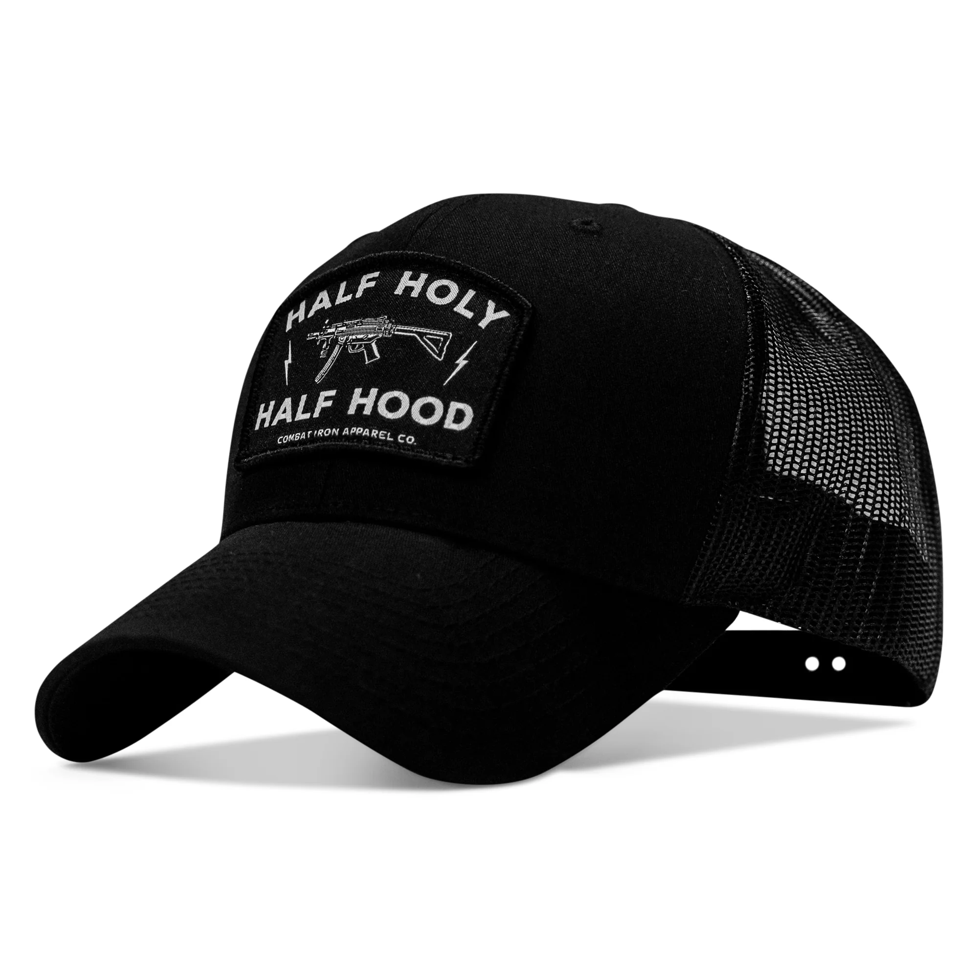 Half Holy. Half Hood. Patch Snapback Hat - Image 2