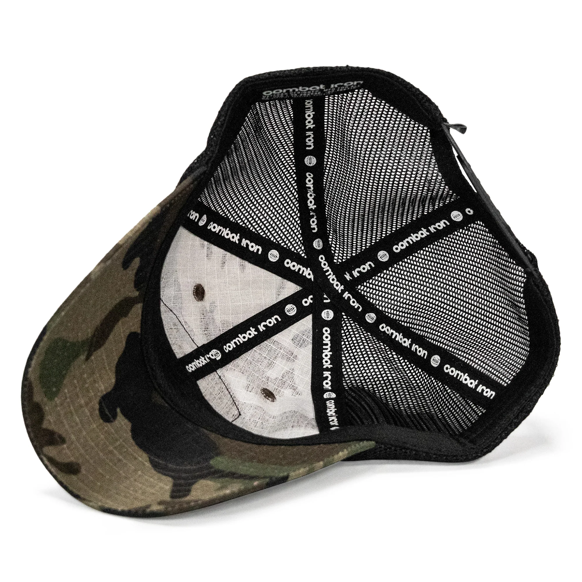 Half Holy. Half Hood Patch. Tactical Ripstop Mesh Snapback Hat - Image 23