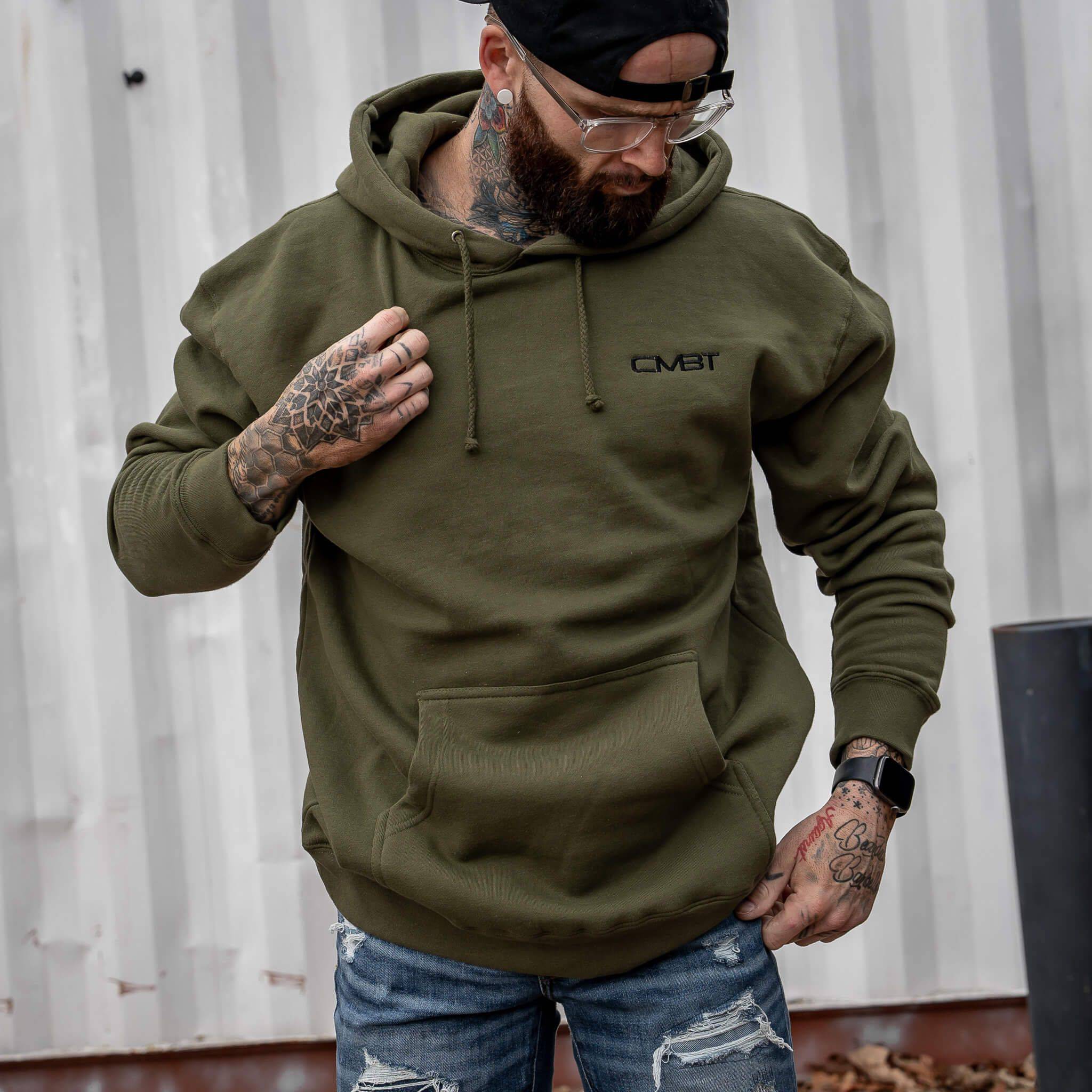 Heavyweight CMBT Men's Hoodie - Image 11
