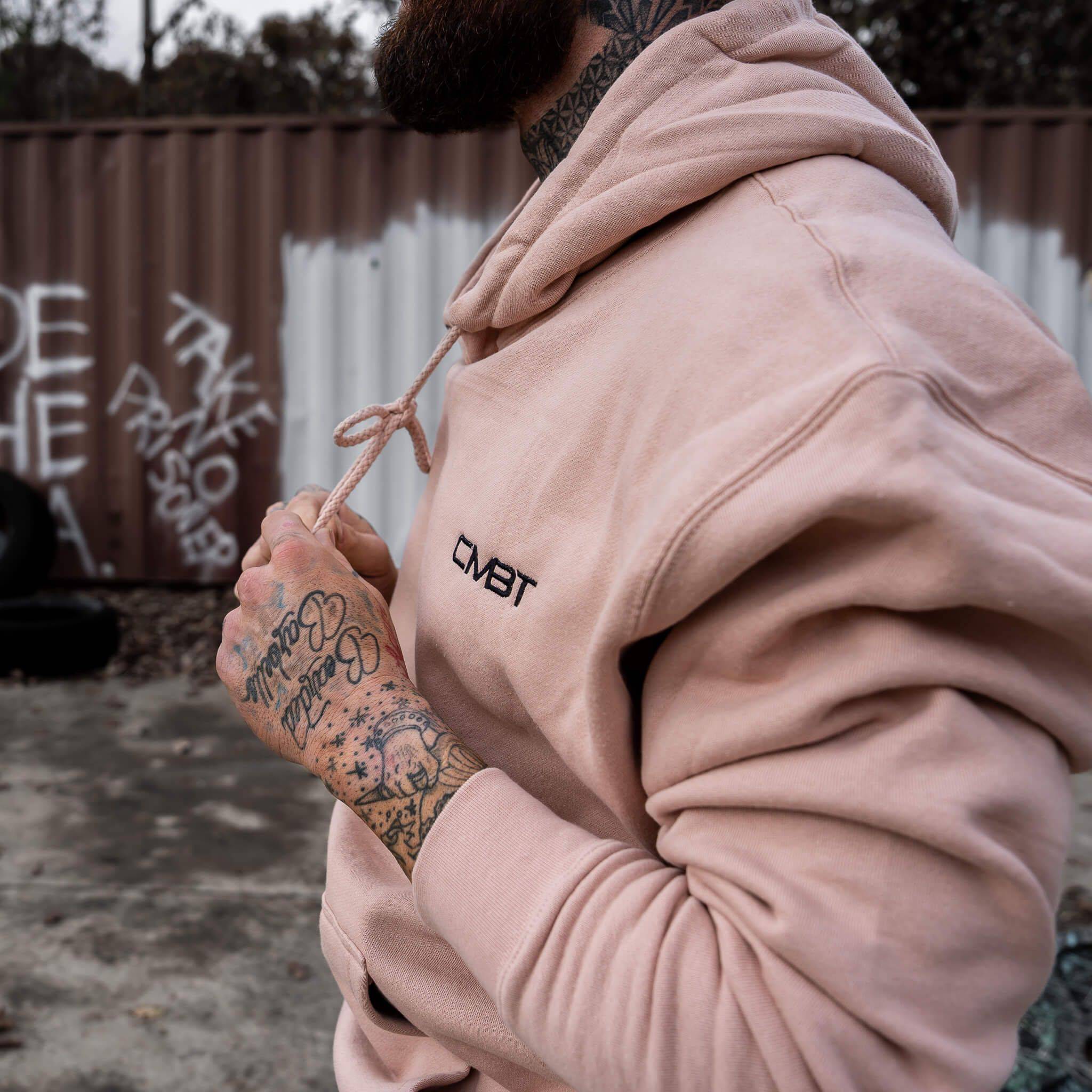 Heavyweight CMBT Men's Hoodie - Image 3