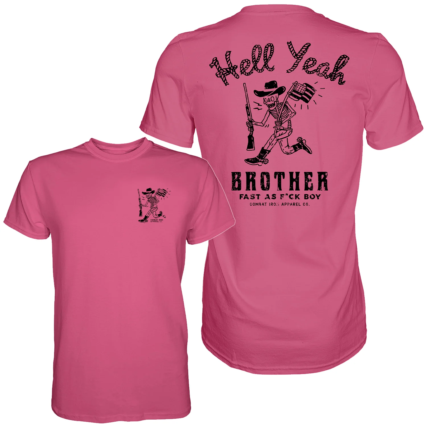 Hell Yeah Brother Cowboy Men's T-Shirt - Image 11