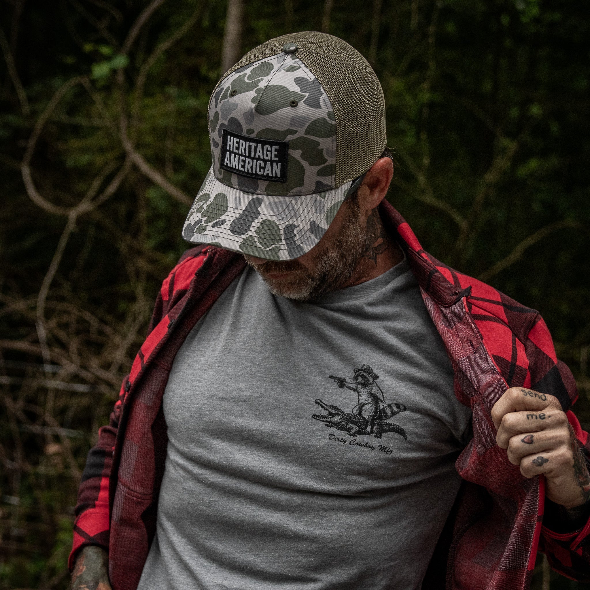 Heritage American Patch Snapback Hat - Image 11