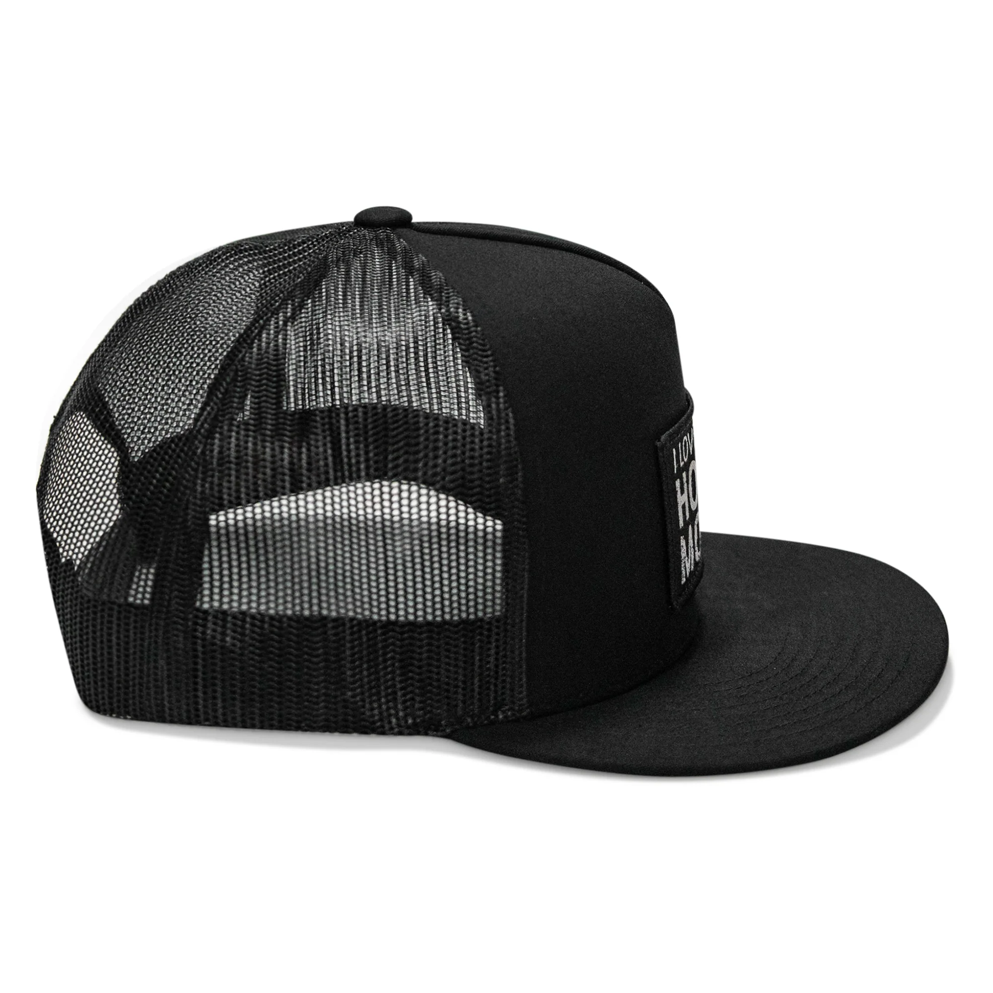 I Love Hot Moms Patch Flatbill Snapback Hat - Image 28