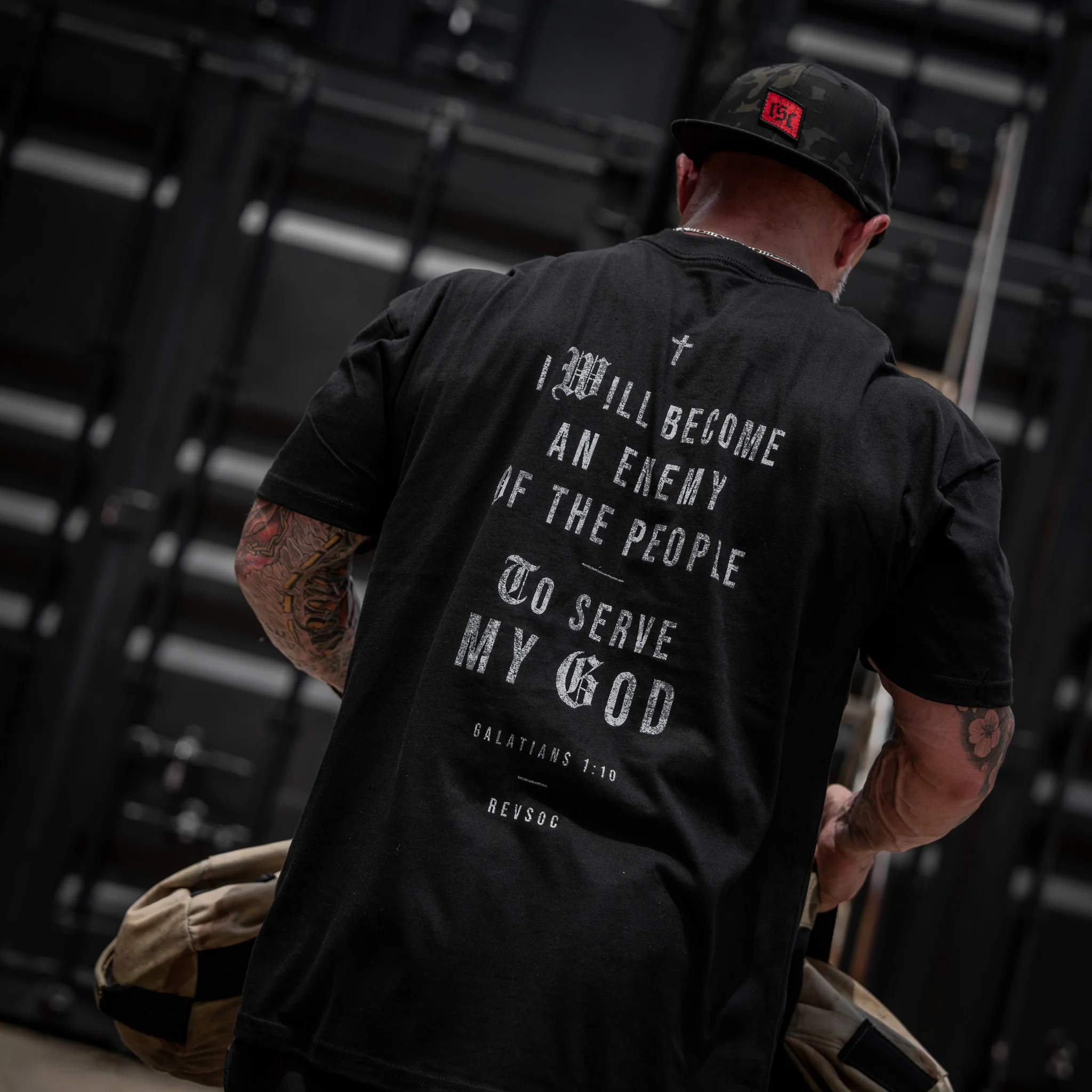 I Will Become An Enemy To The People Heavyweight Men's T-Shirt - Image 3