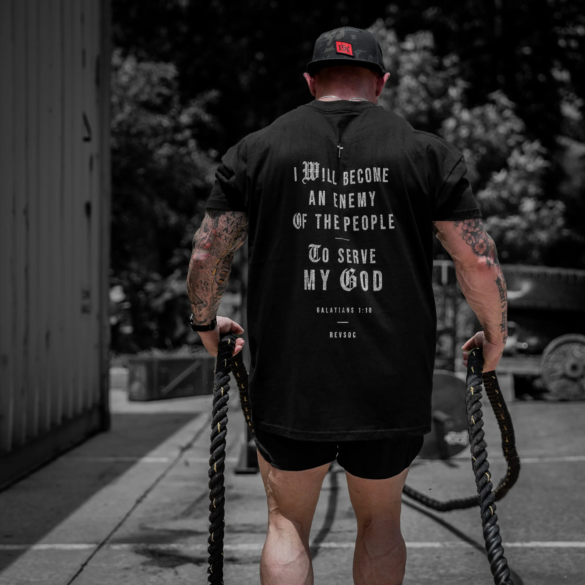 I Will Become An Enemy To The People Heavyweight Men's T-Shirt - Image 4