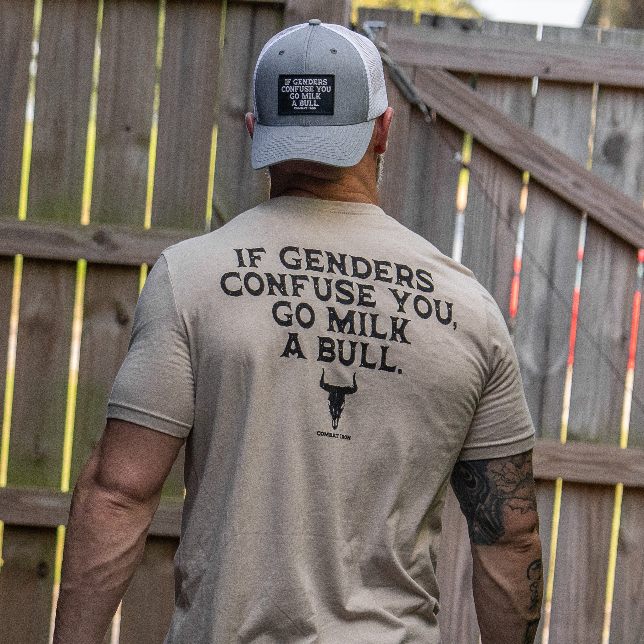 If Genders Confuse You, Go Milk a Bull Men's T-Shirt - Image 35