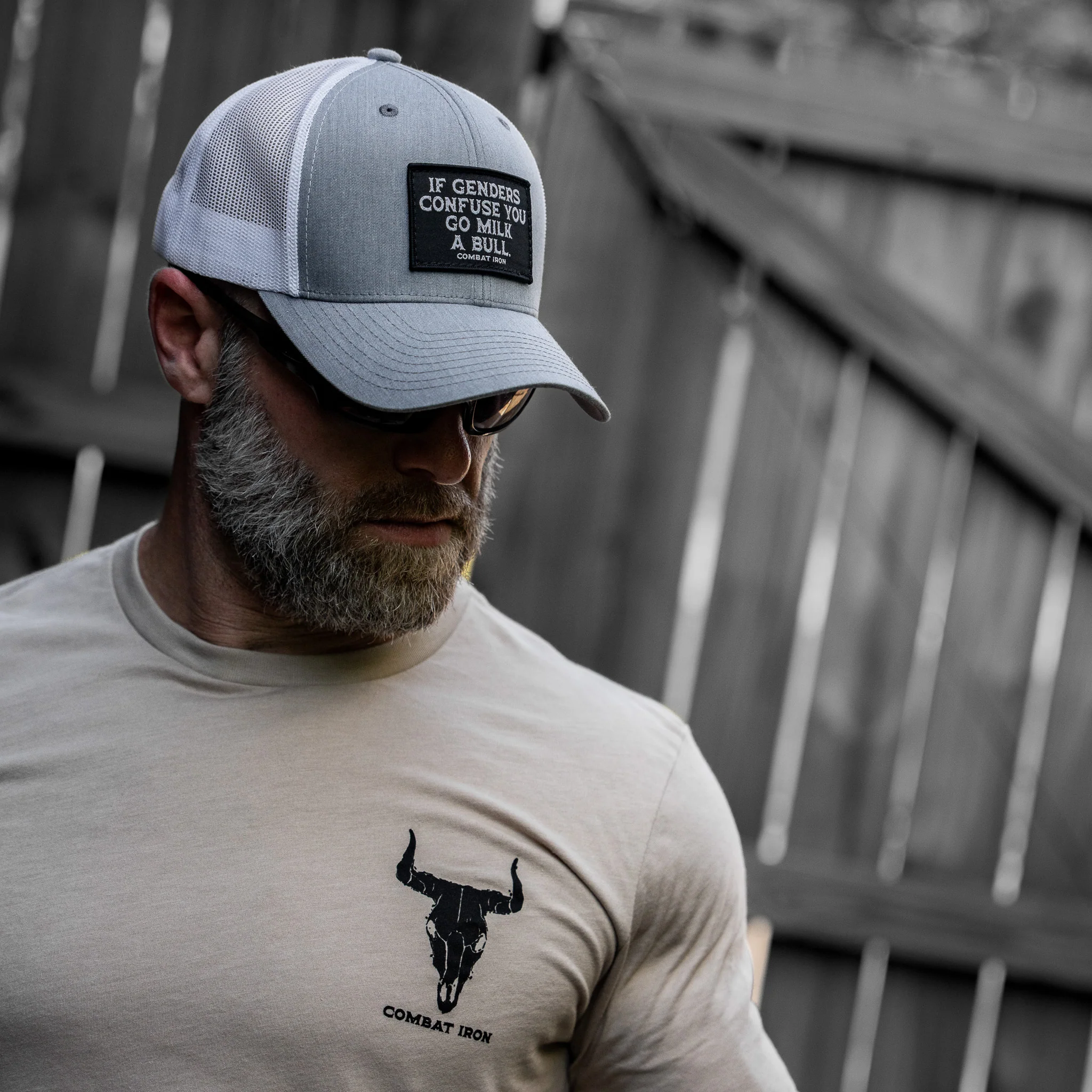 If Genders Confuse You, Go Milk A Bull Patch Snapback Hat - Image 32