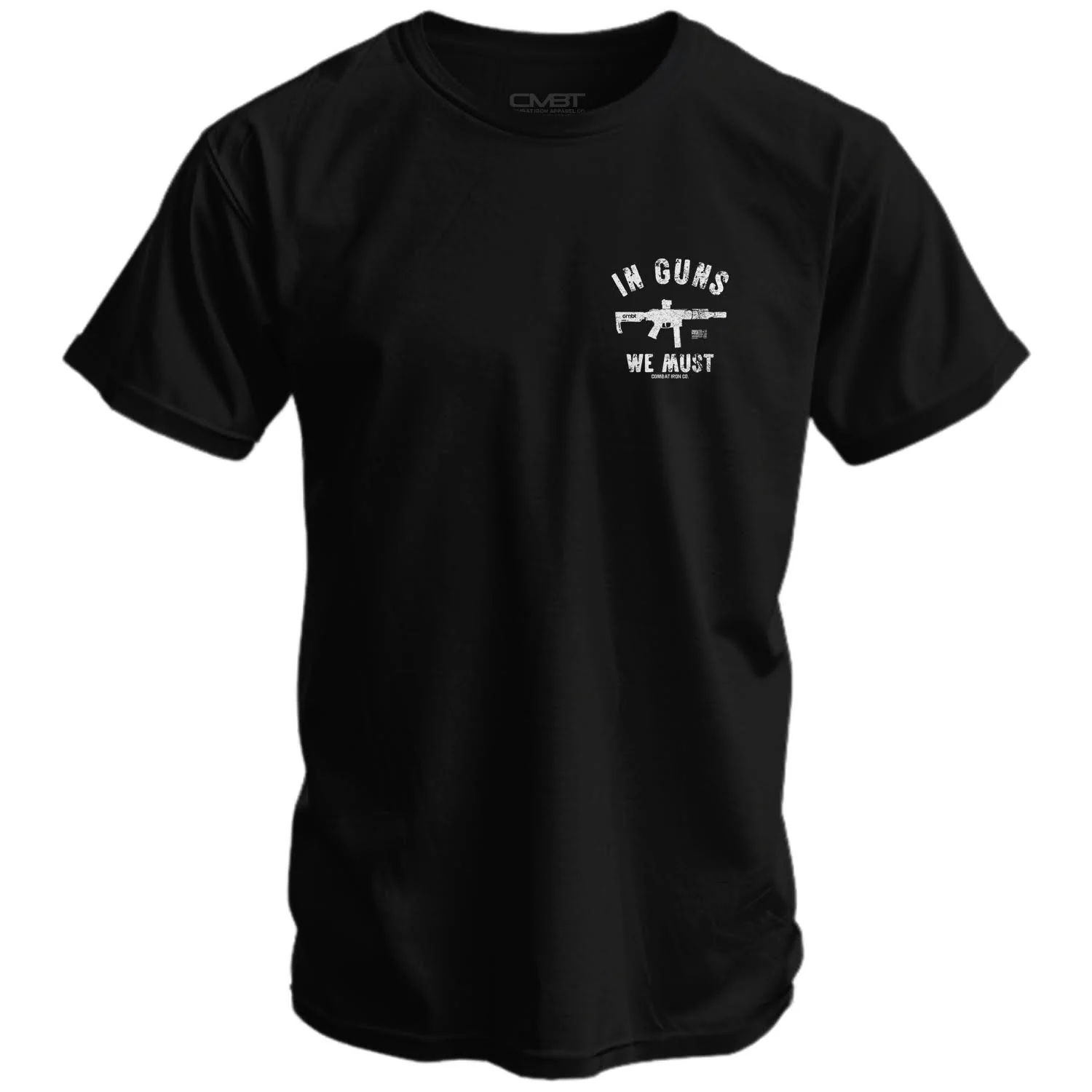 In Guns We Must Men's T-Shirt - Image 2