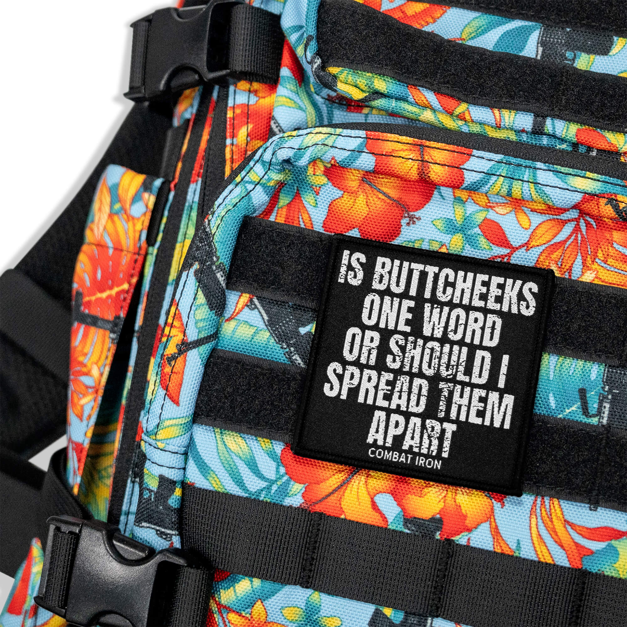 Is Buttcheeks One Word Or Should I Spread Them Apart Velcro Patch - Image 2