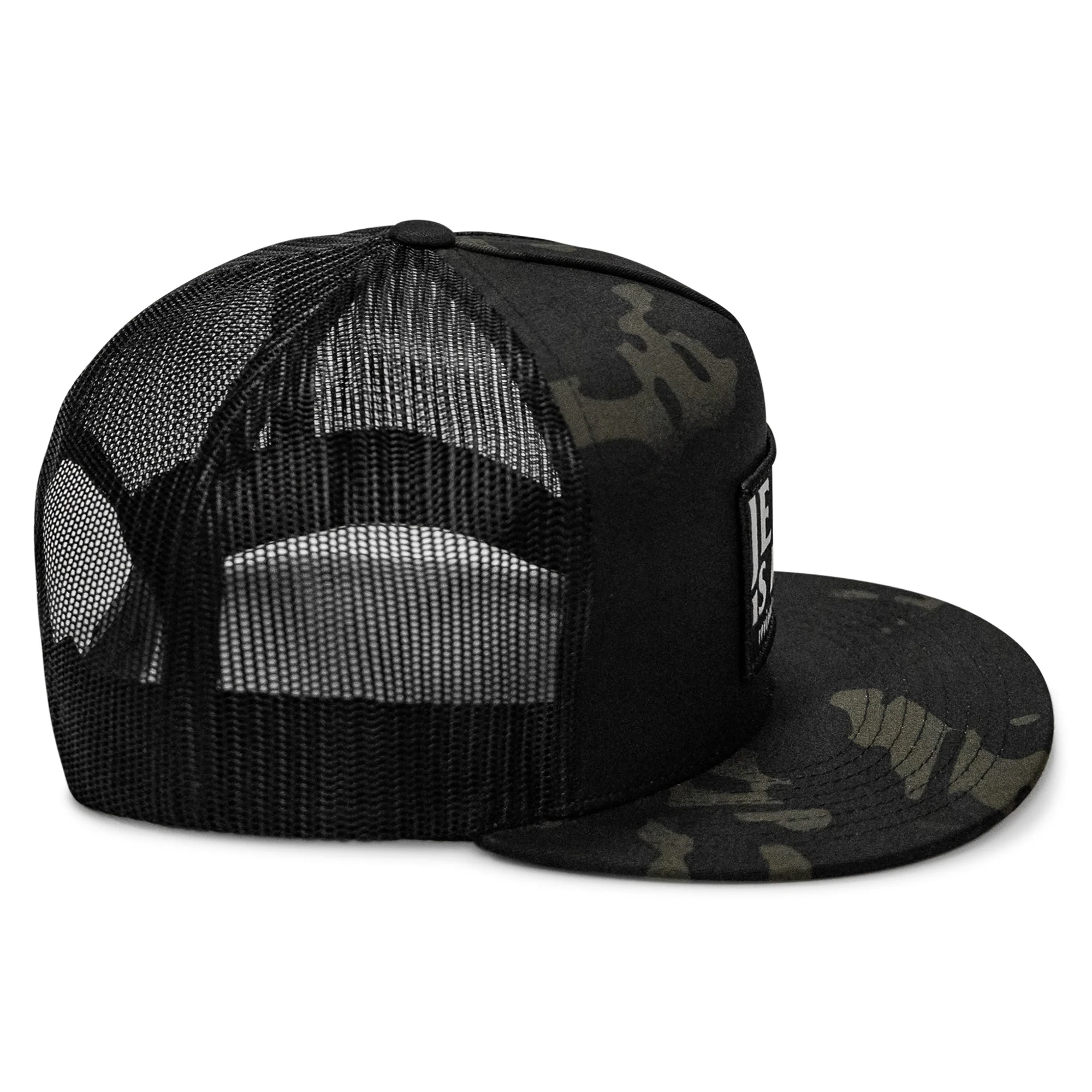 Jesus Is King Patch Flatbill Hat - Image 5