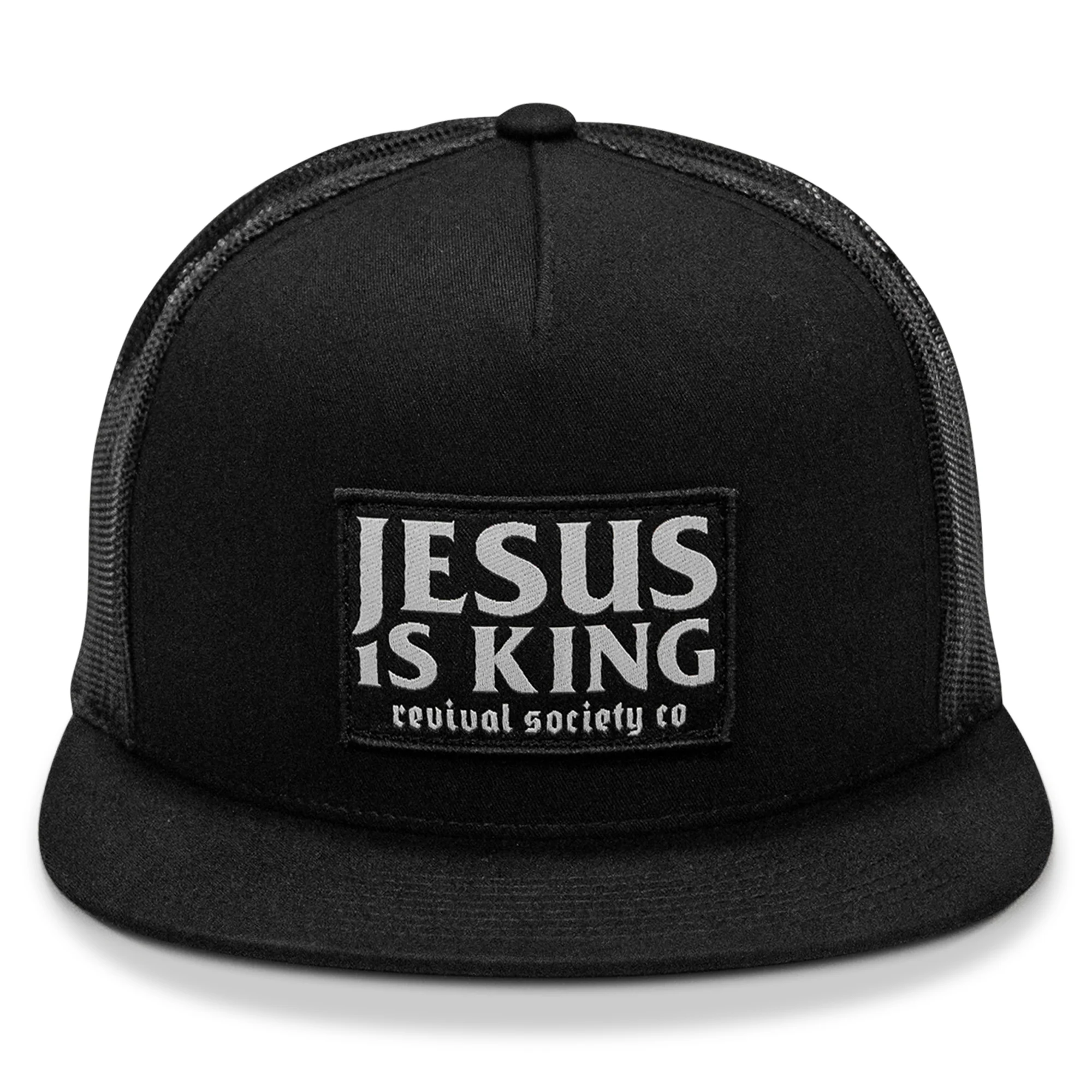 Jesus Is King Patch Flatbill Hat - Image 6