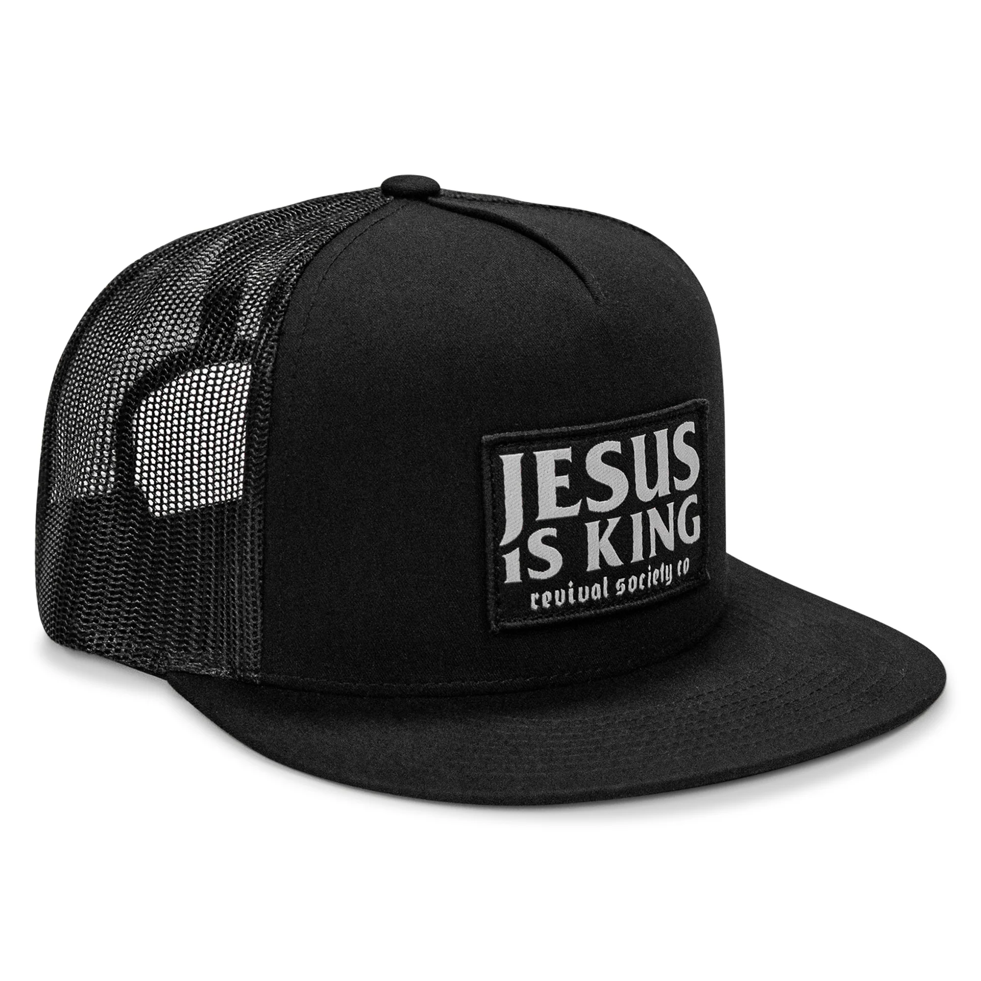 Jesus Is King Patch Flatbill Hat - Image 8