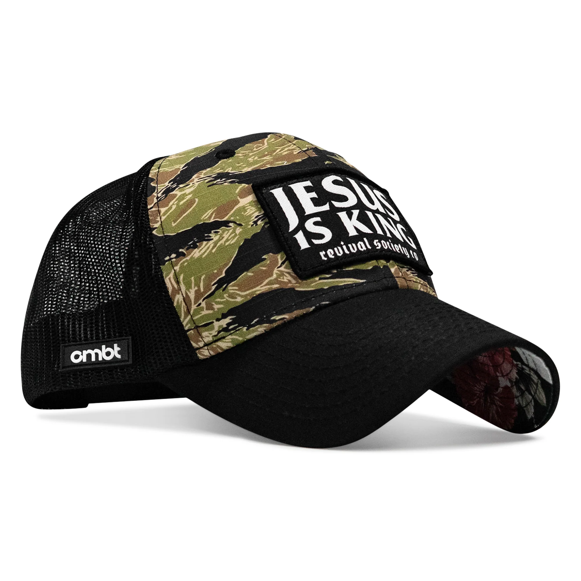 Jesus Is King Patch Original Ripstop Snapback Hat - Image 4