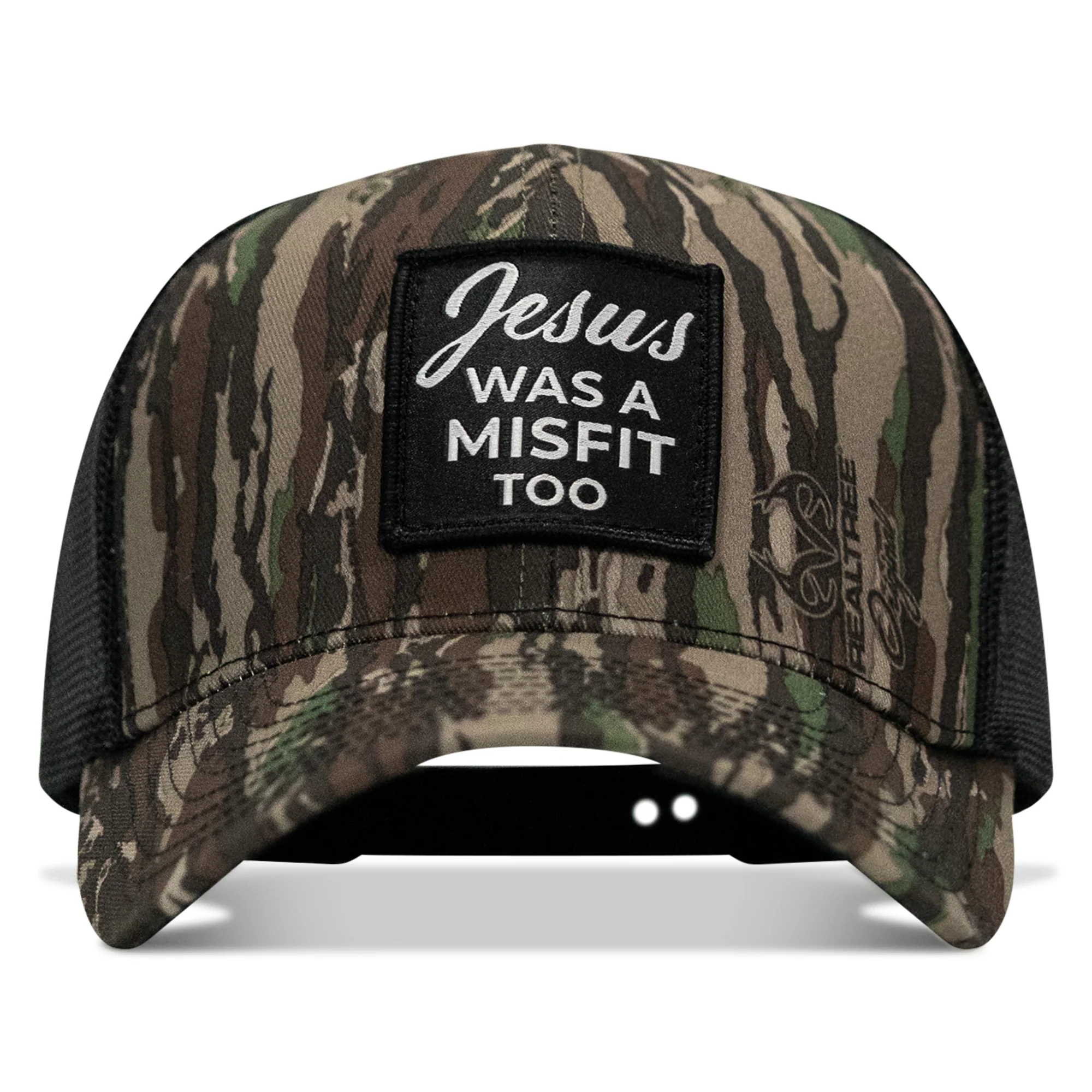Jesus Was A Misfit Too Patch Snapback Hat - Image 26