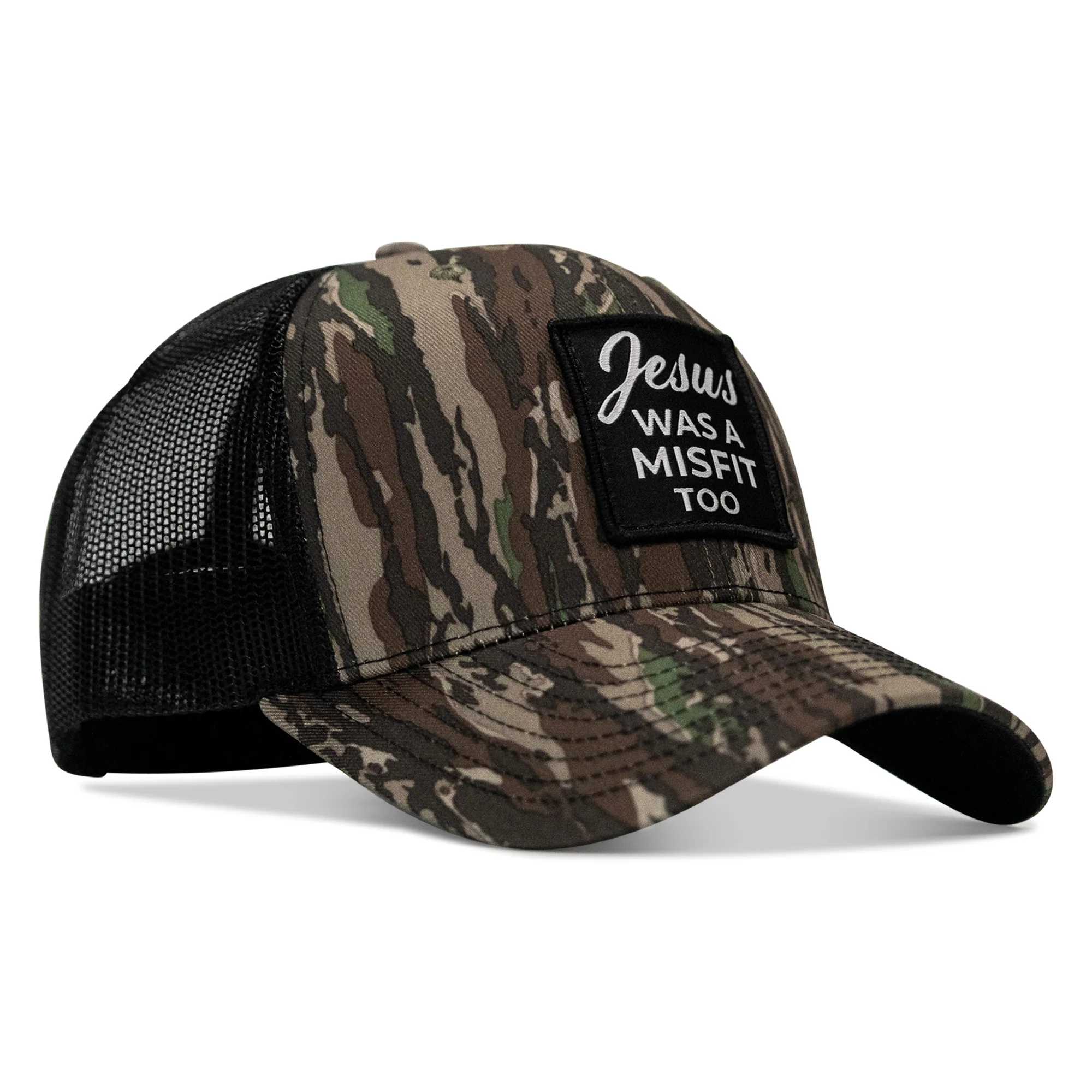 Jesus Was A Misfit Too Patch Snapback Hat - Image 28
